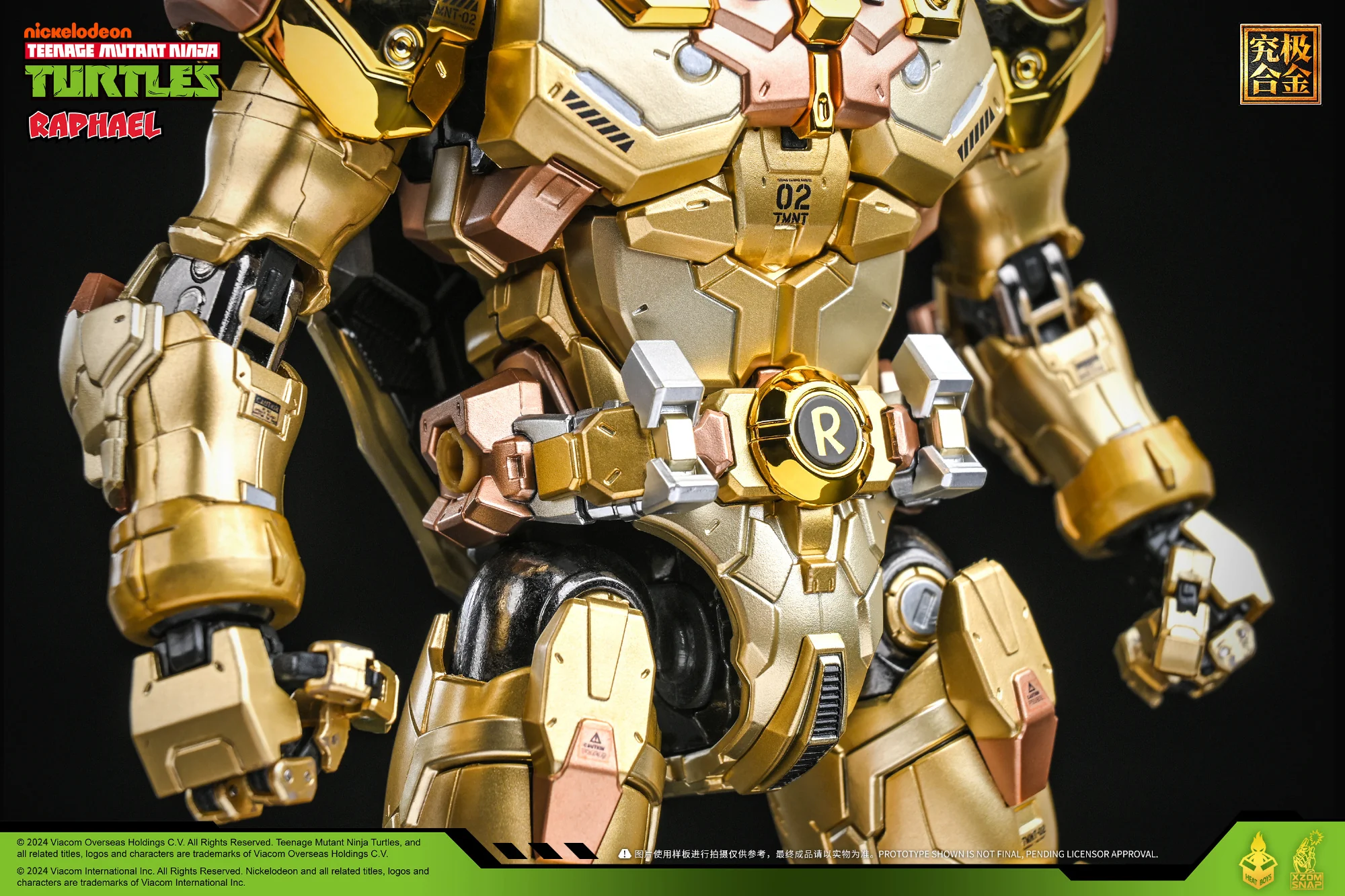 Heatboys TMNT HB0068 Raphael Mecha - Golden Ver - Image 10