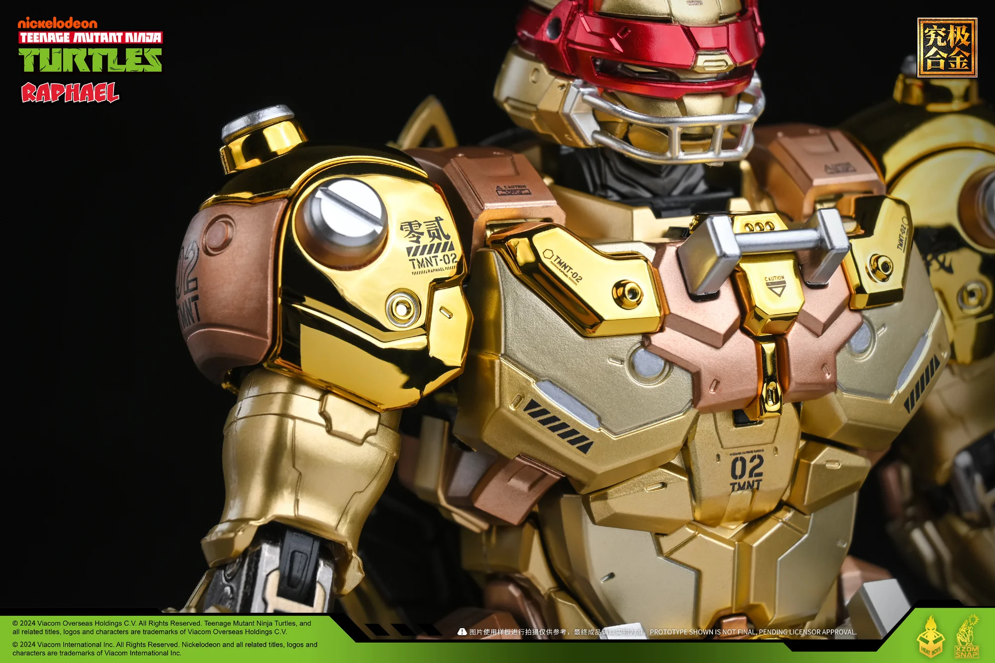 Heatboys TMNT HB0068 Raphael Mecha - Golden Ver - Image 11