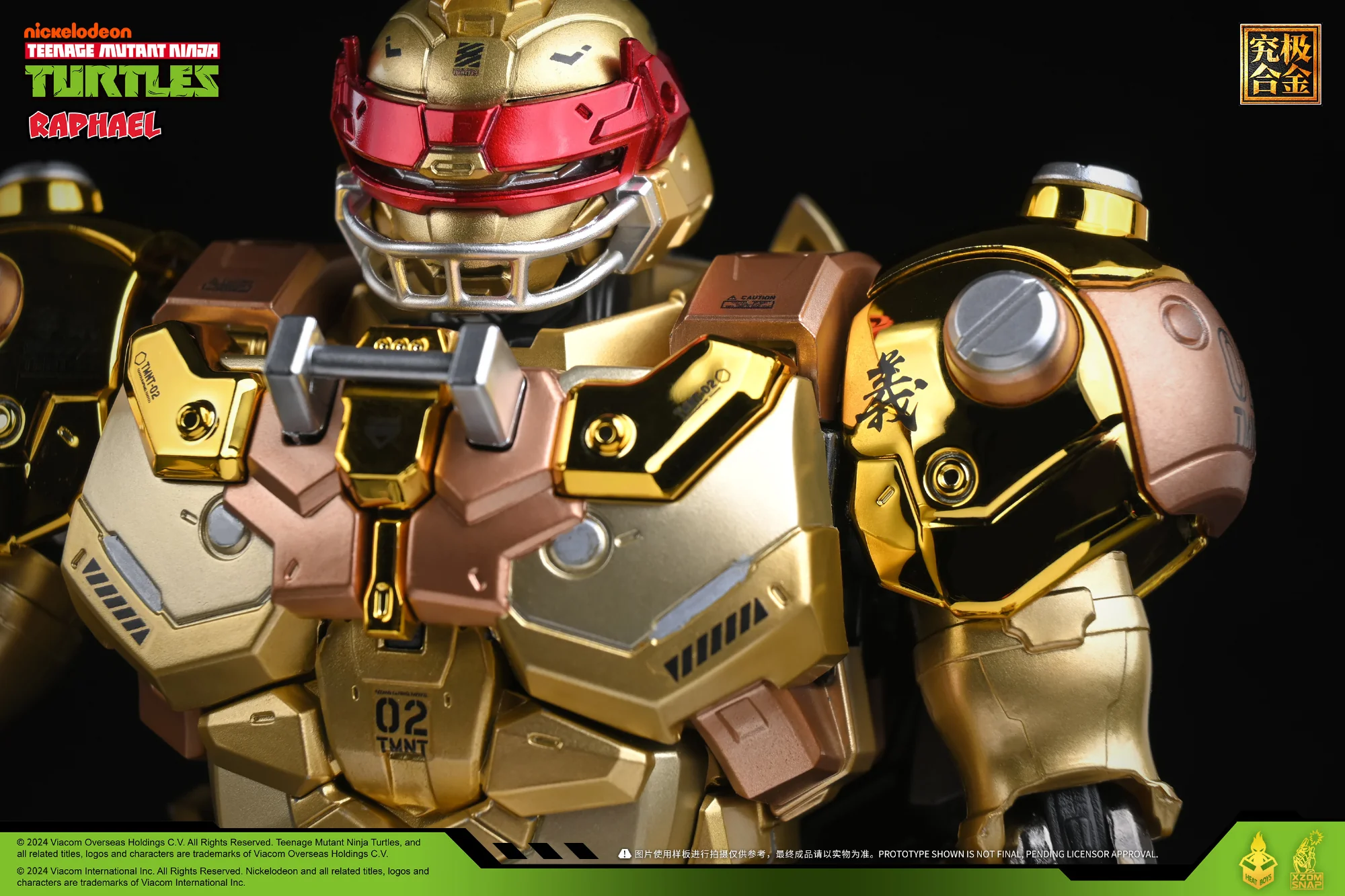 Heatboys TMNT HB0068 Raphael Mecha - Golden Ver - Image 12