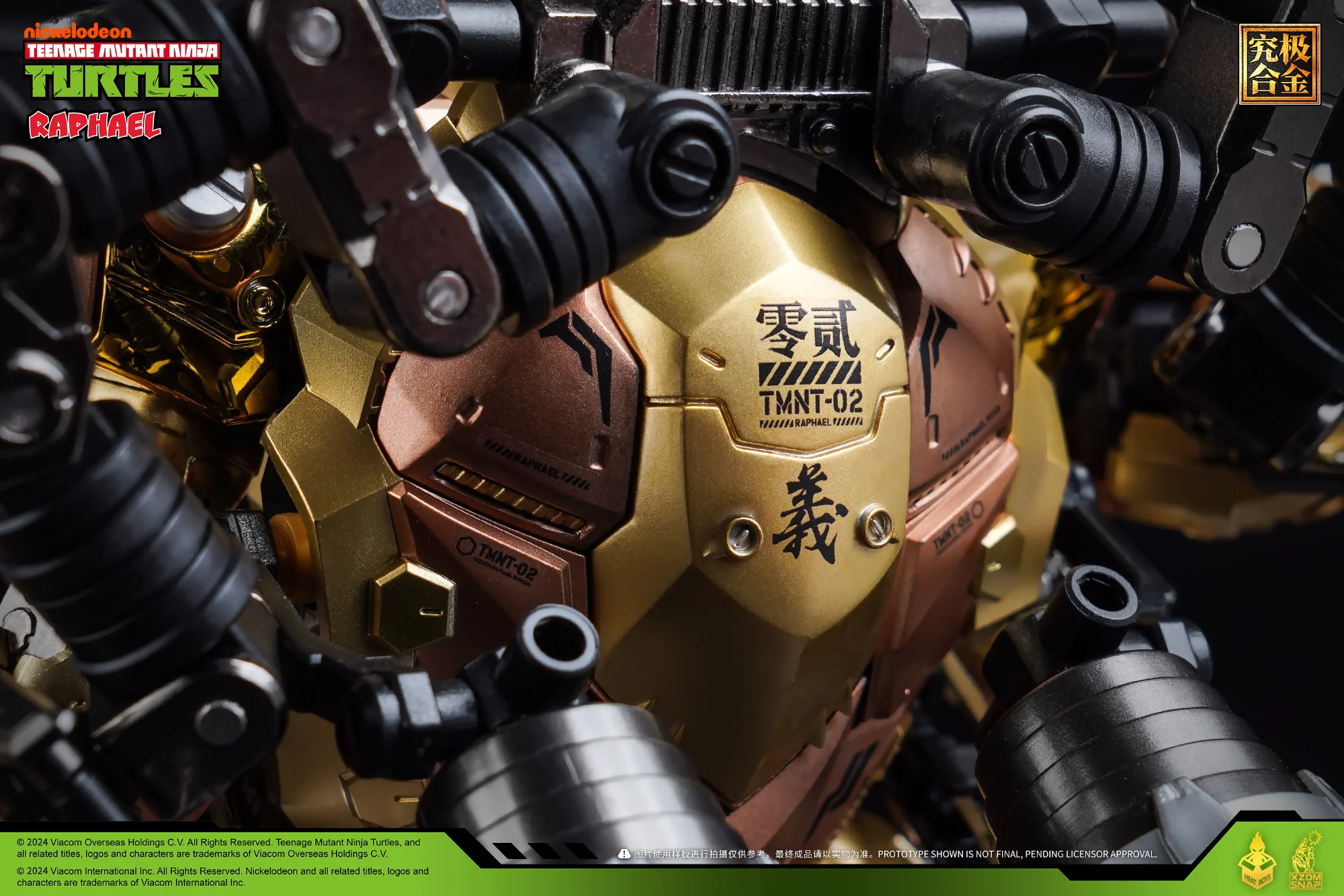 Heatboys TMNT HB0068 Raphael Mecha - Golden Ver - Image 13