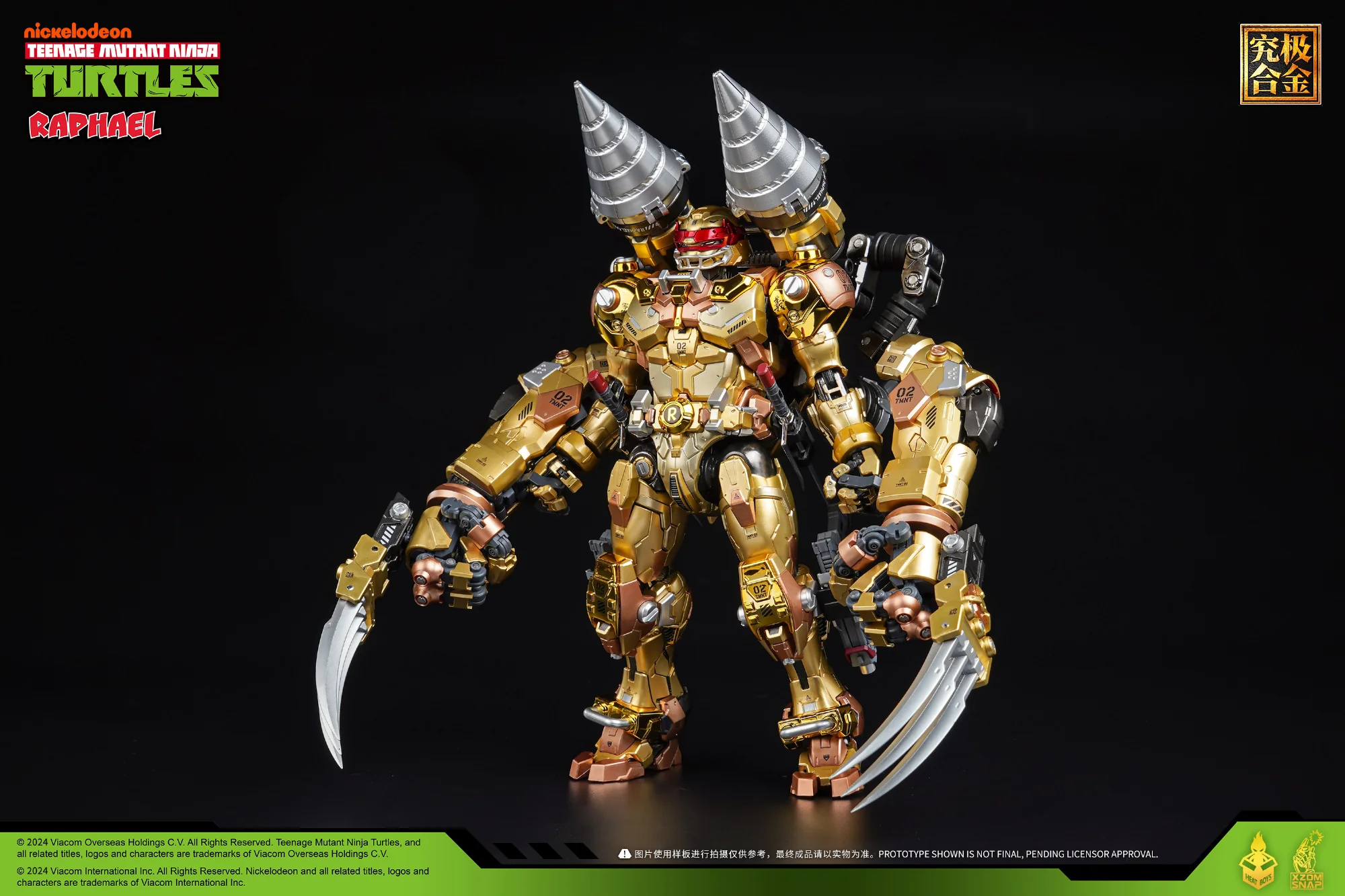 Heatboys TMNT HB0068 Raphael Mecha - Golden Ver - Image 3