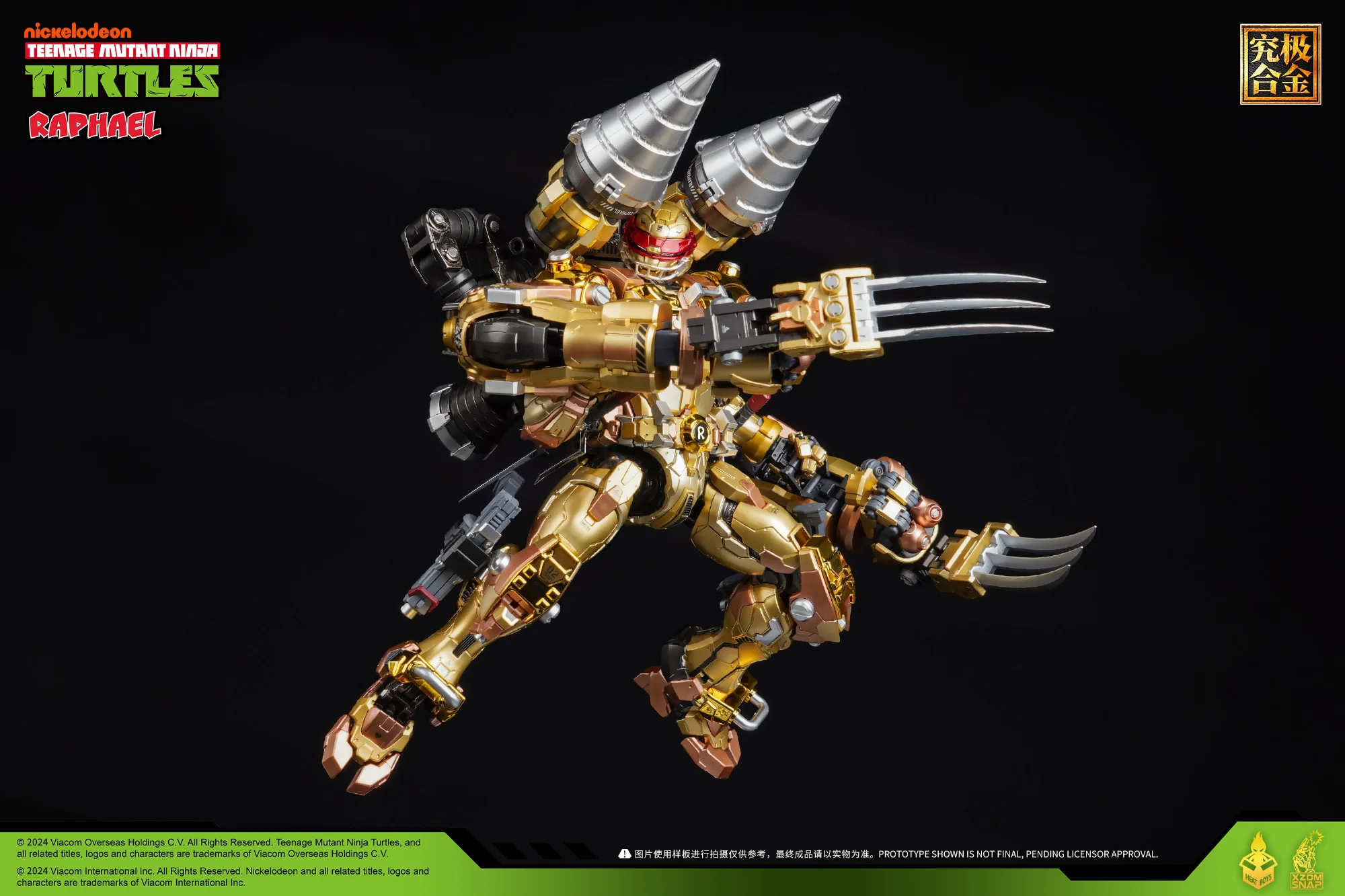 Heatboys TMNT HB0068 Raphael Mecha - Golden Ver - Image 5