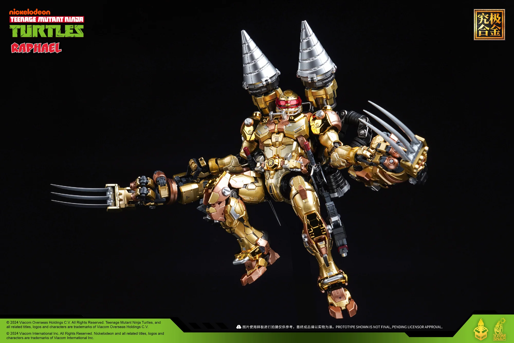 Heatboys TMNT HB0068 Raphael Mecha - Golden Ver - Image 6