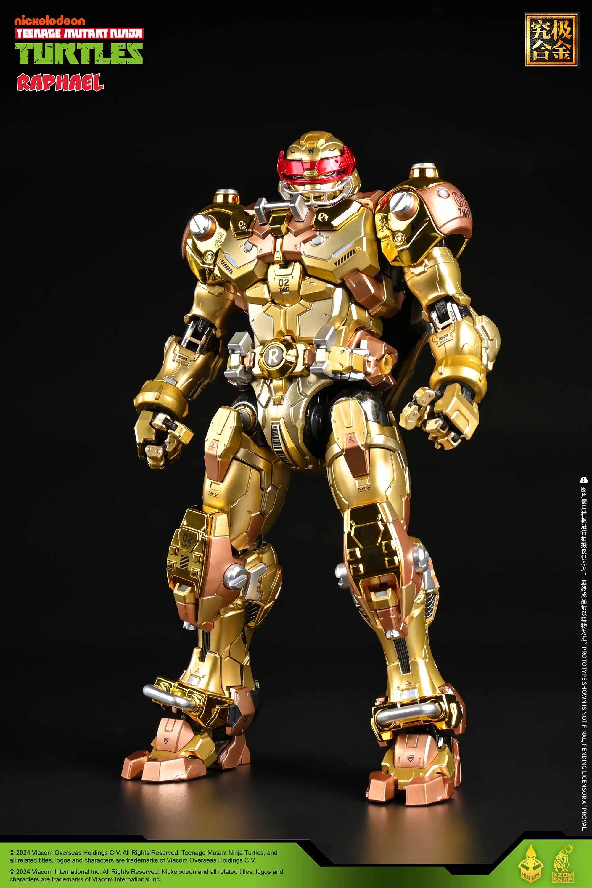 Heatboys TMNT HB0068 Raphael Mecha - Golden Ver - Image 7
