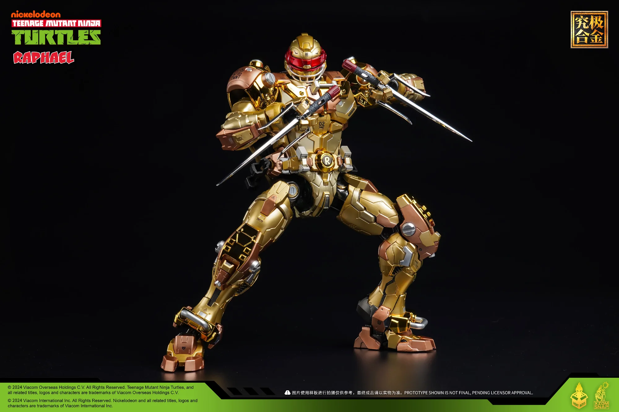 Heatboys TMNT HB0068 Raphael Mecha - Golden Ver - Image 9