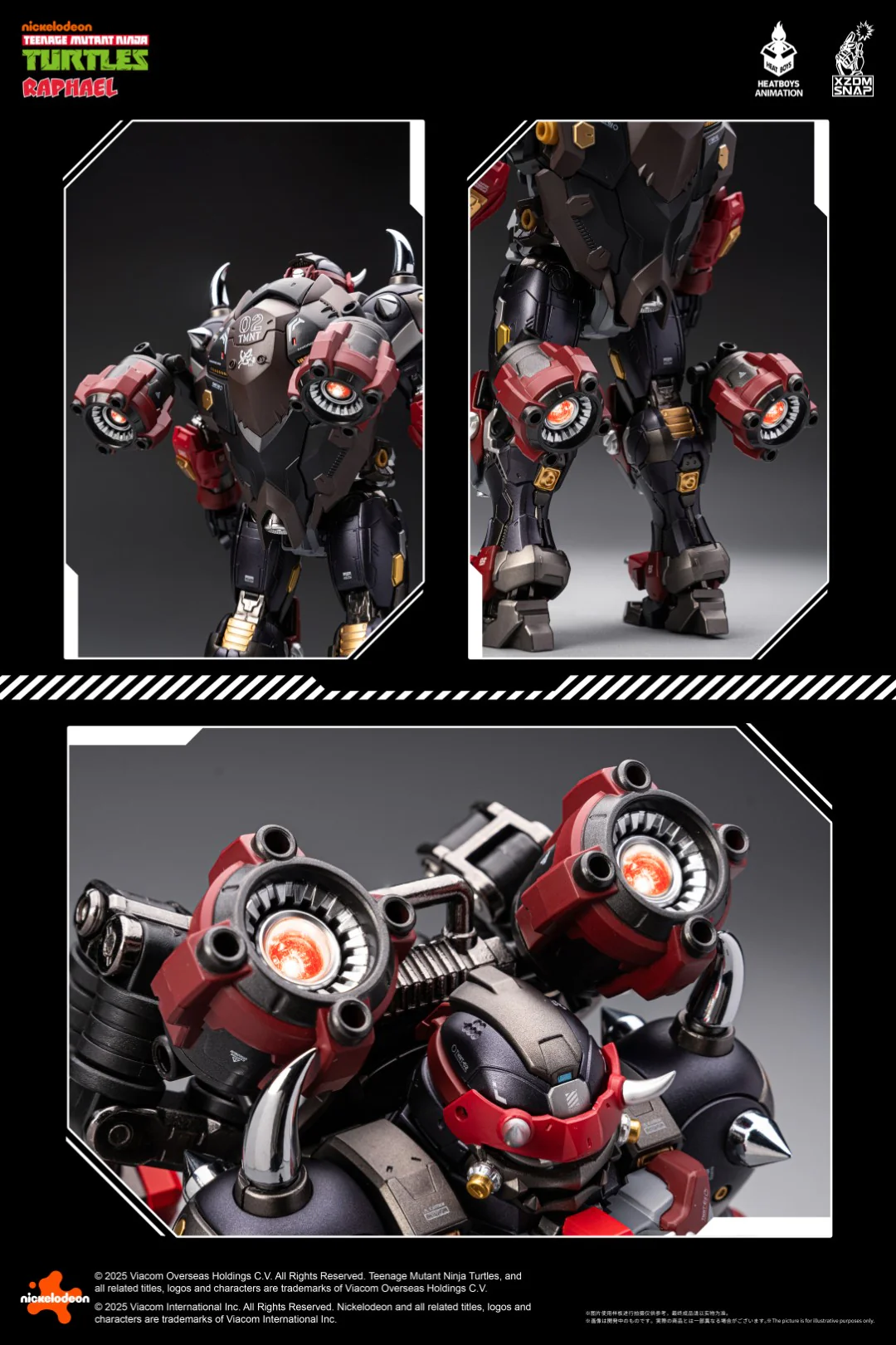 Heatboys TMNT HB0095 Mechaheat Raphael - 40th Anniversary Ver - Image 11