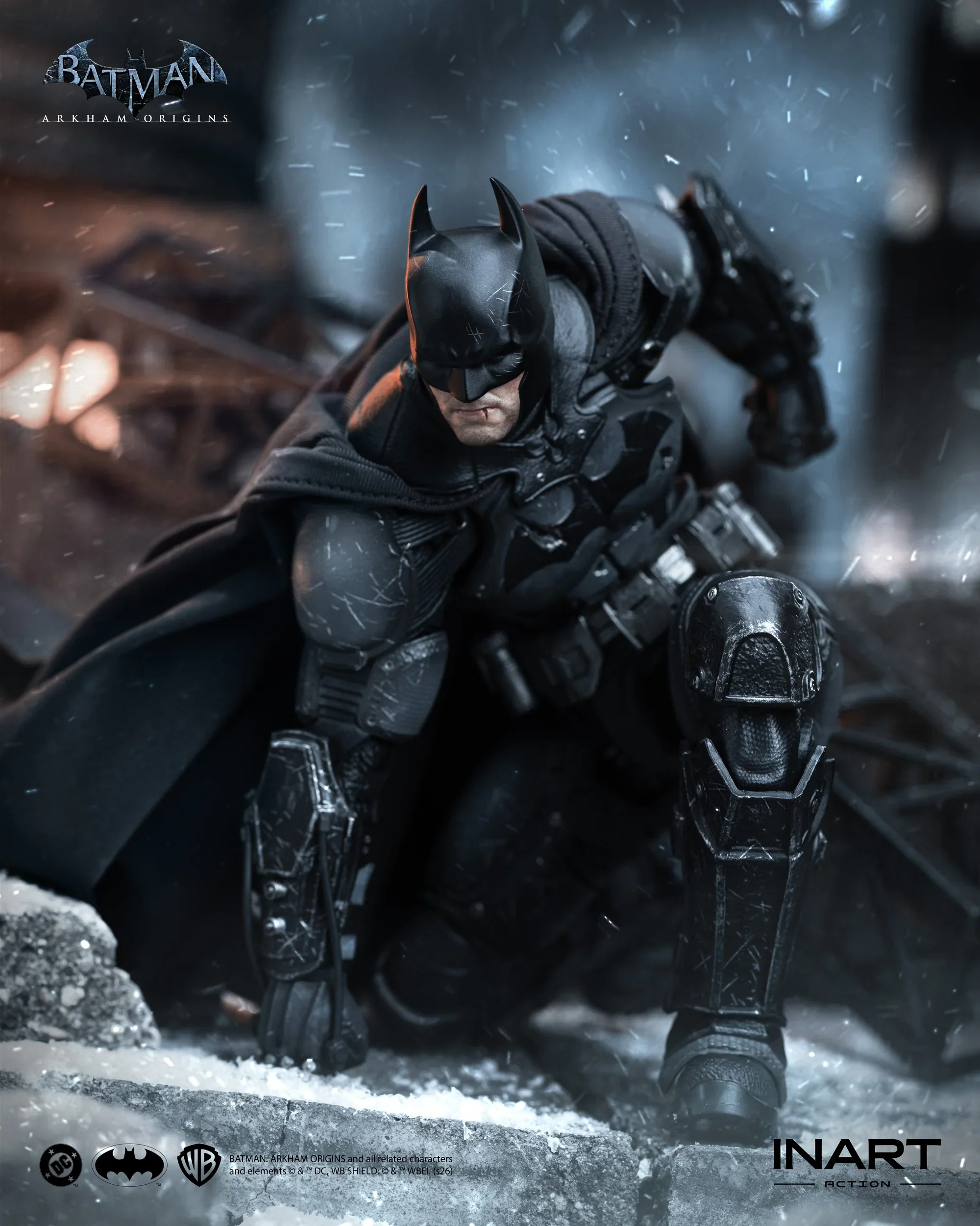[PREORDER] INART Action Batman: Arkham Origins (Battle Damaged Version) - Image 4