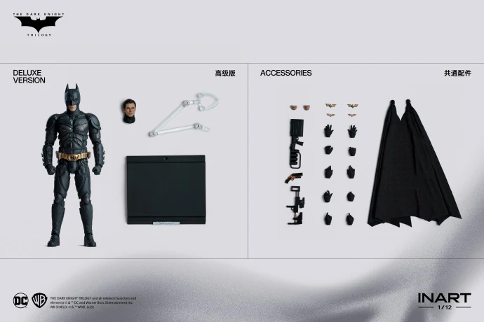 INART Batman 1/12 Scale Action Figure Deluxe Ver - The Dark Knight Rises - Image 31