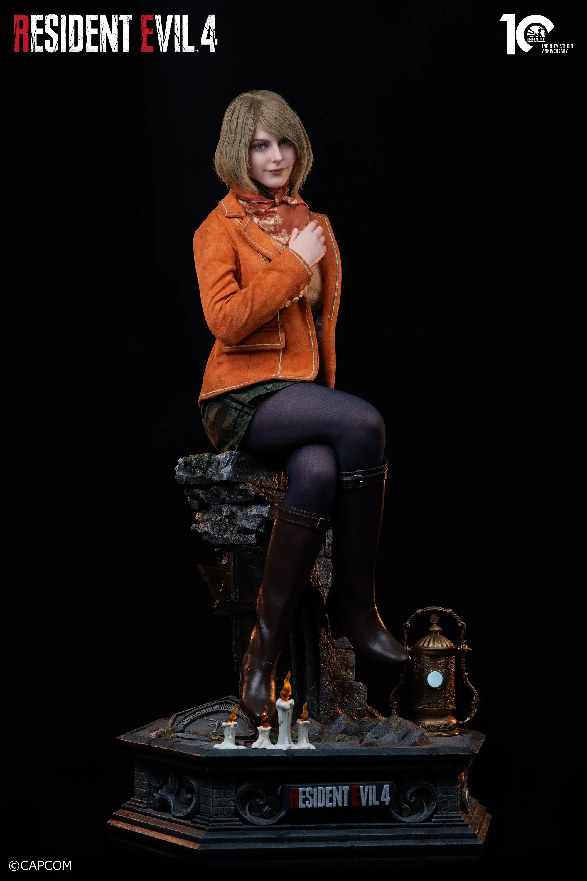 Infinity Studio Ashley Graham 1/ 2 Silicone Statue - Resident Evil 4 Remake