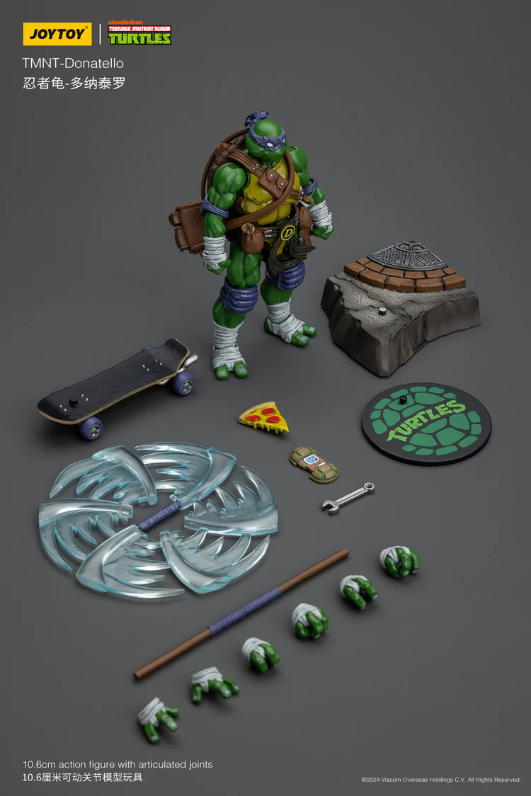 JoyToy TMNT Donatello 1/18 Scale Figure - Image 14