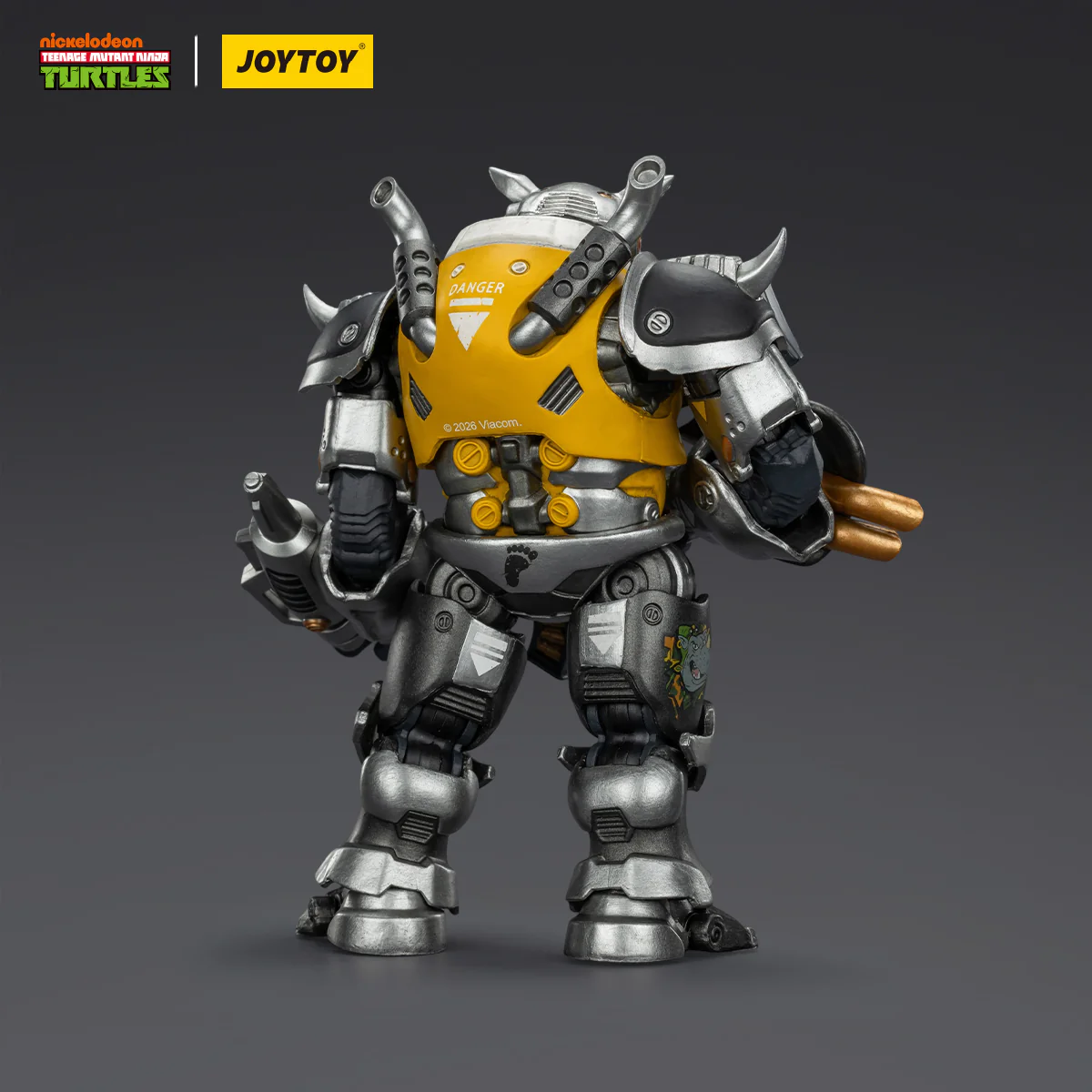 JoyToy TMNT Mighty Rocksteady 1/18 Scale Figure - Image 2
