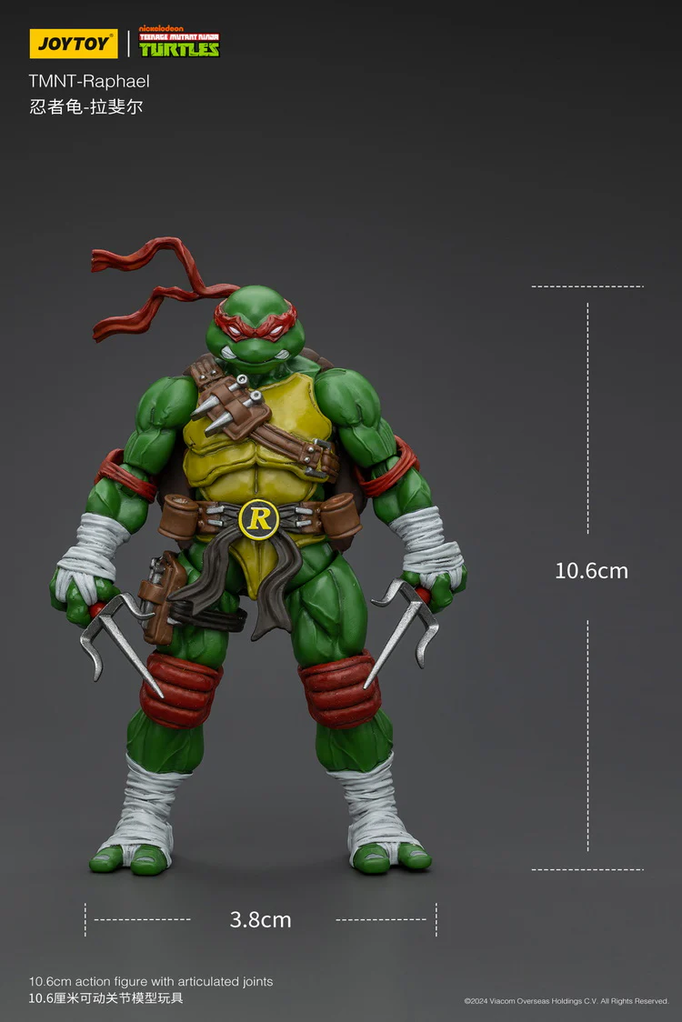 JoyToy TMNT Raphael 1/18 Scale Figure - Image 13