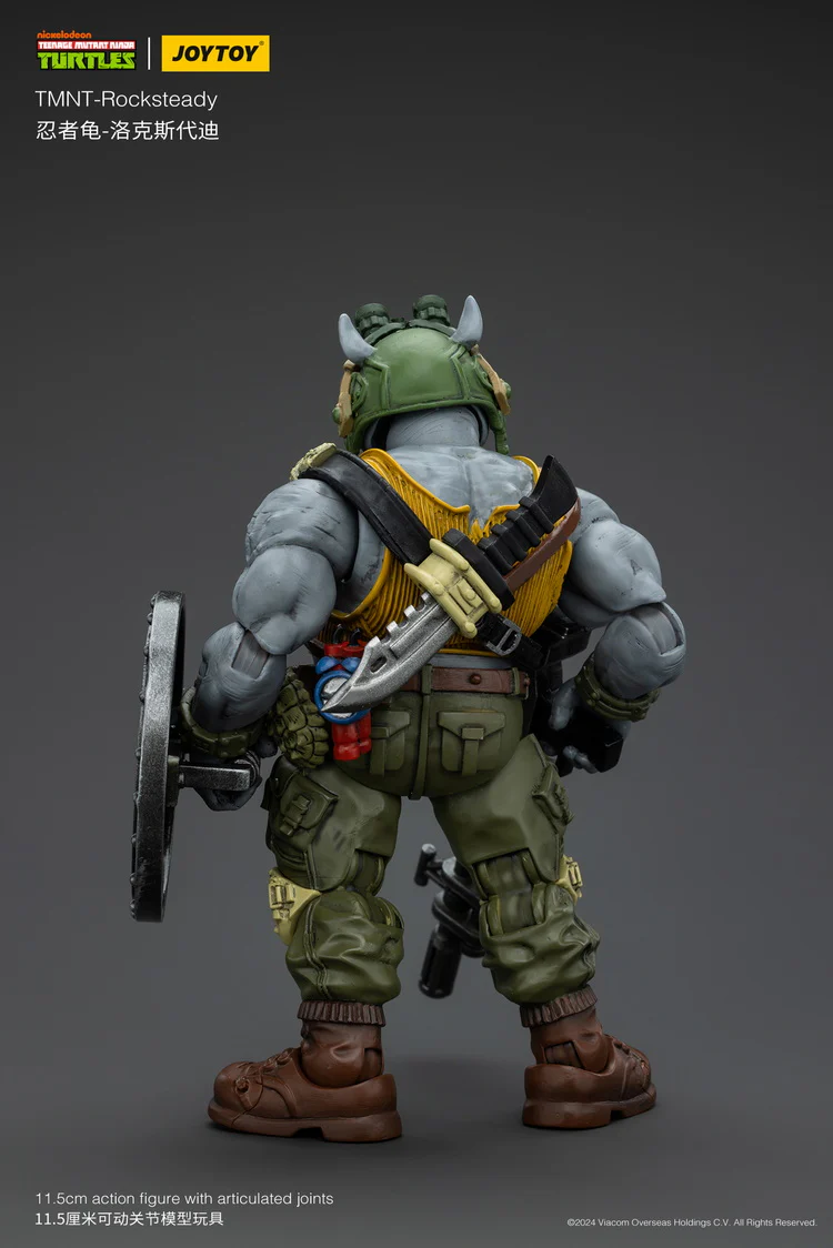 [PREORDER] JoyToy TMNT Rocksteady 1/18 Scale Figure - Image 3