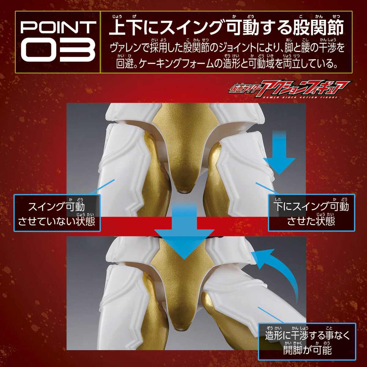 Kamen Rider Action Figure Kamen Rider Gavv CaKing Form - Image 8