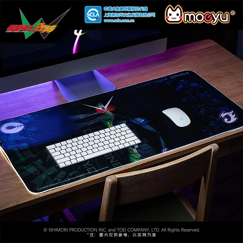 Kamen Rider W RGB LED Gaming Mouse Pad - Image 3