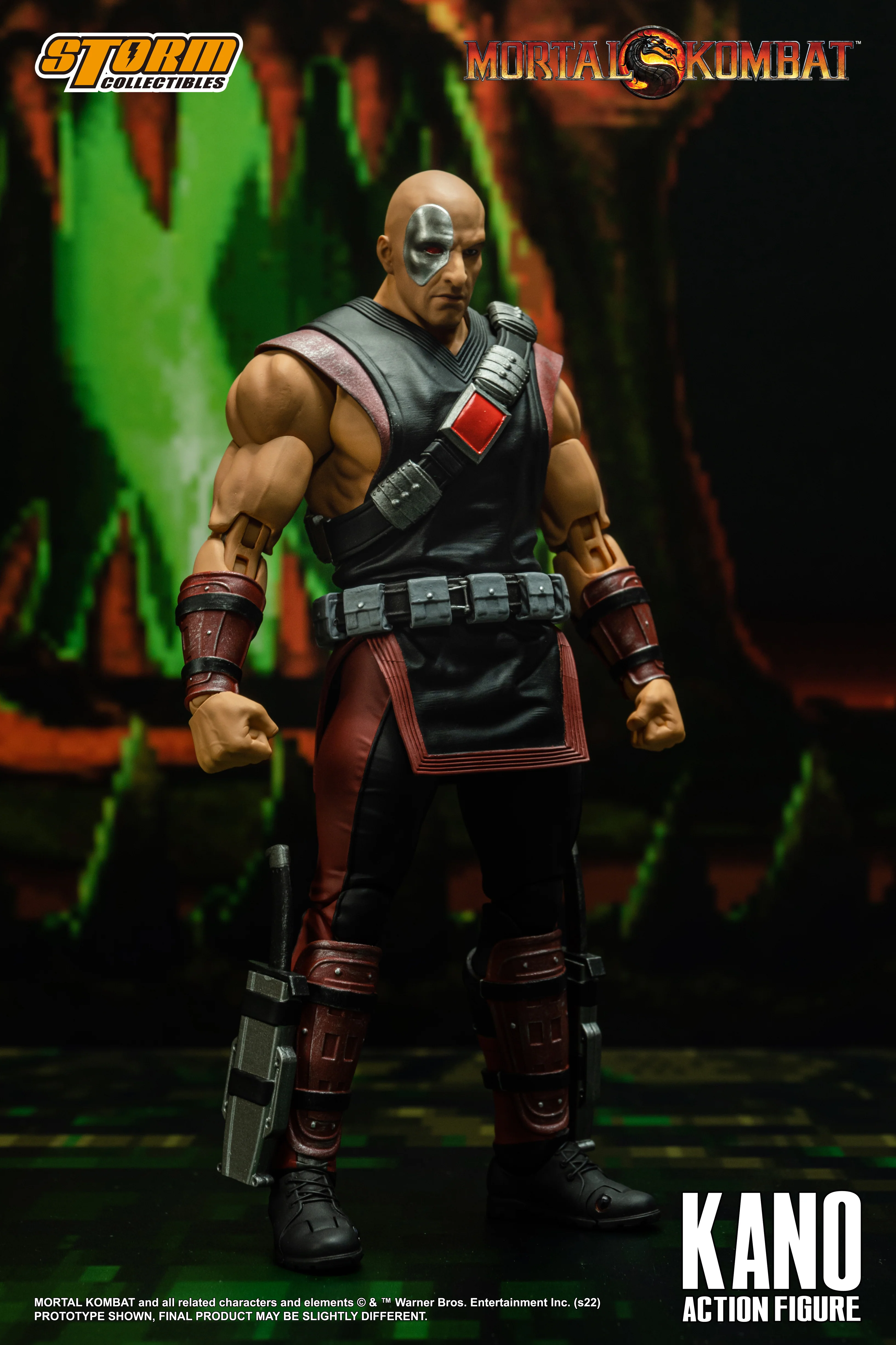 Kano Mortal Kombat Storm Collectible Action Figure - Image 2