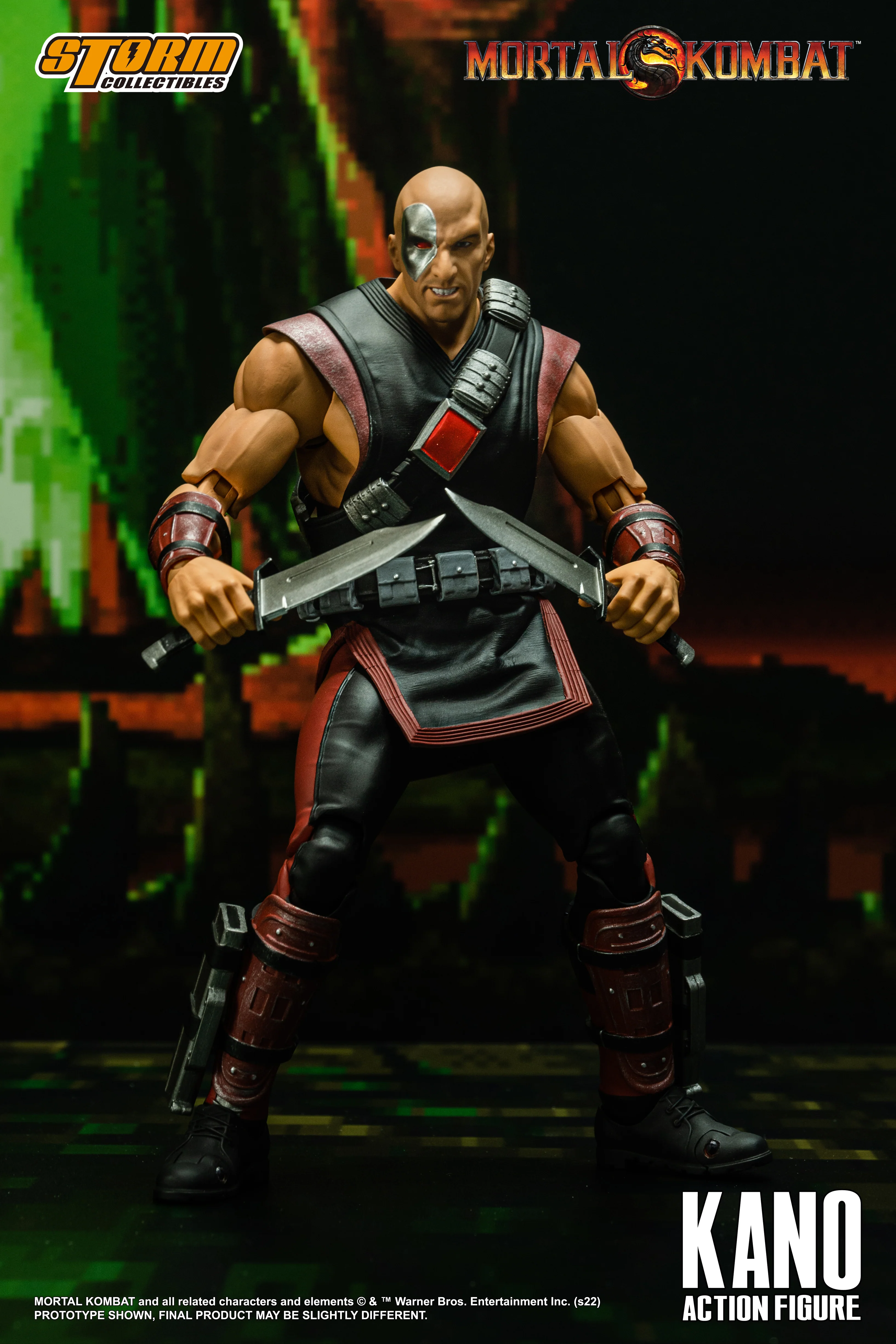 Kano Mortal Kombat Storm Collectible Action Figure - Image 6