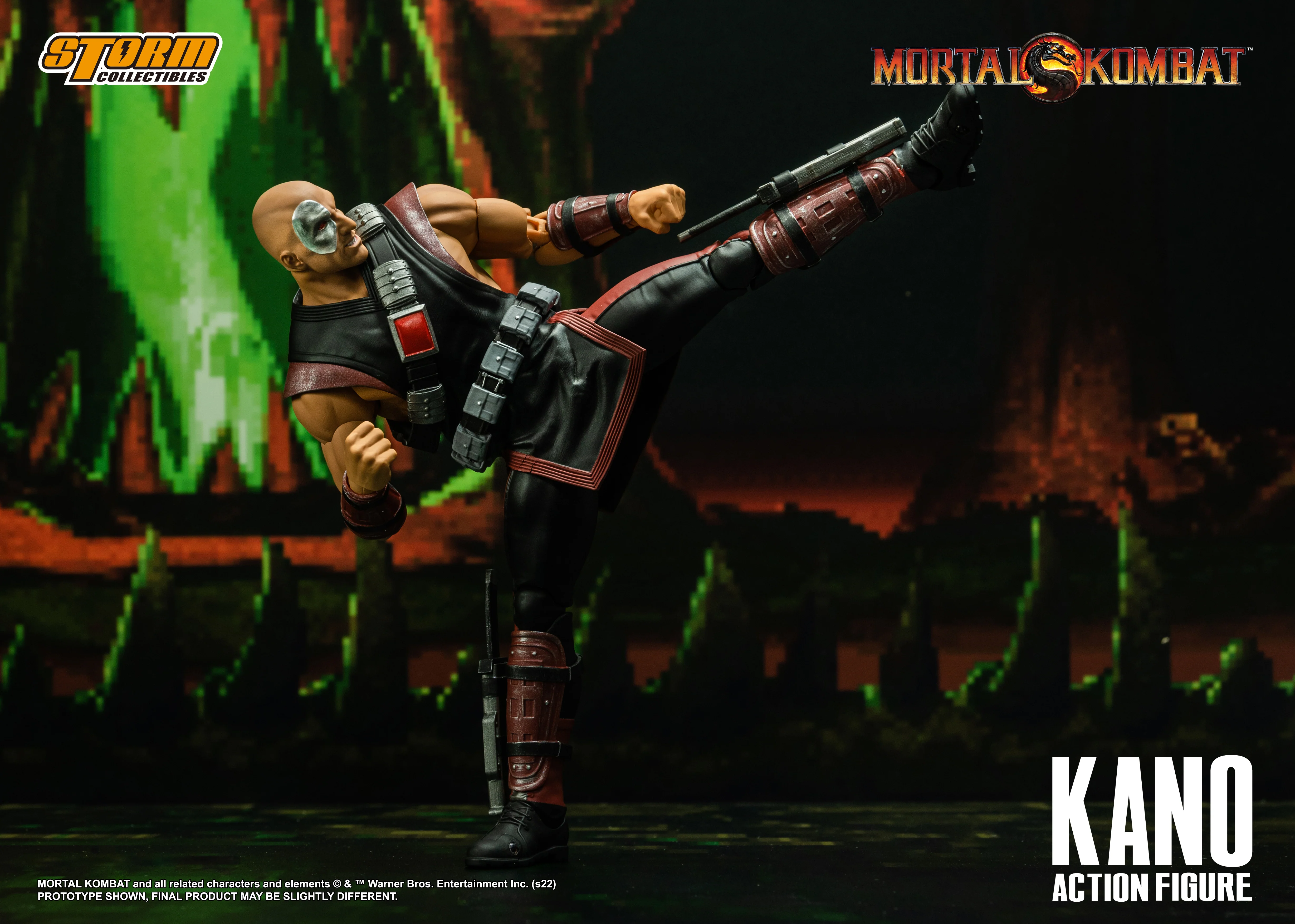 Kano Mortal Kombat Storm Collectible Action Figure - Image 7