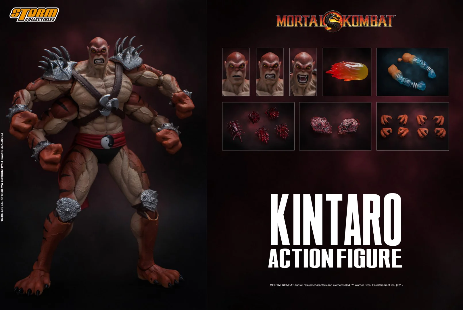 Kintaro Storm Collectibles Mortal Kombat 1:12 Figure - Image 21