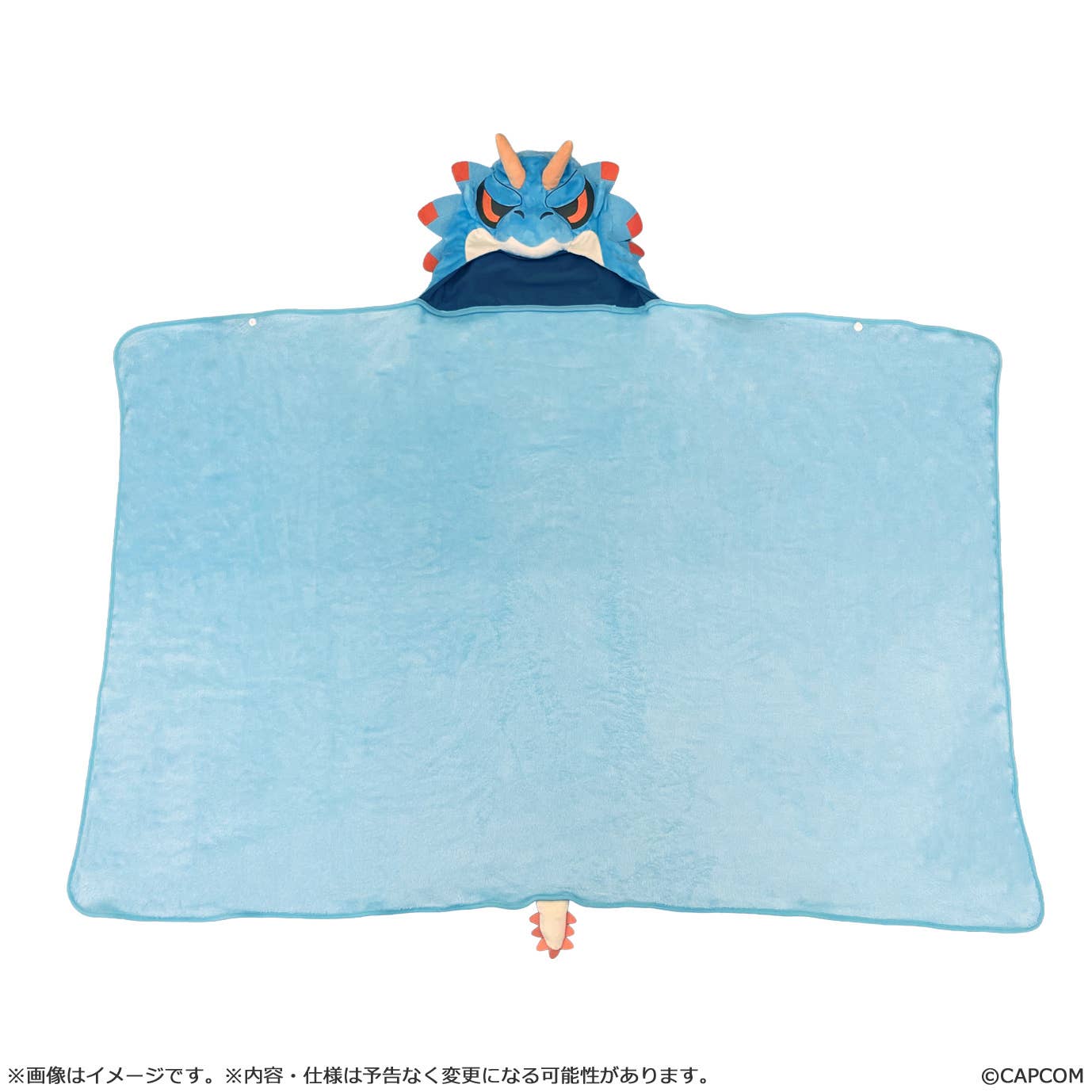 [PREORDER] Lagiacrus MonDefo Fuwafuwa Poncho - Monster Hunter Wilds - Image 2