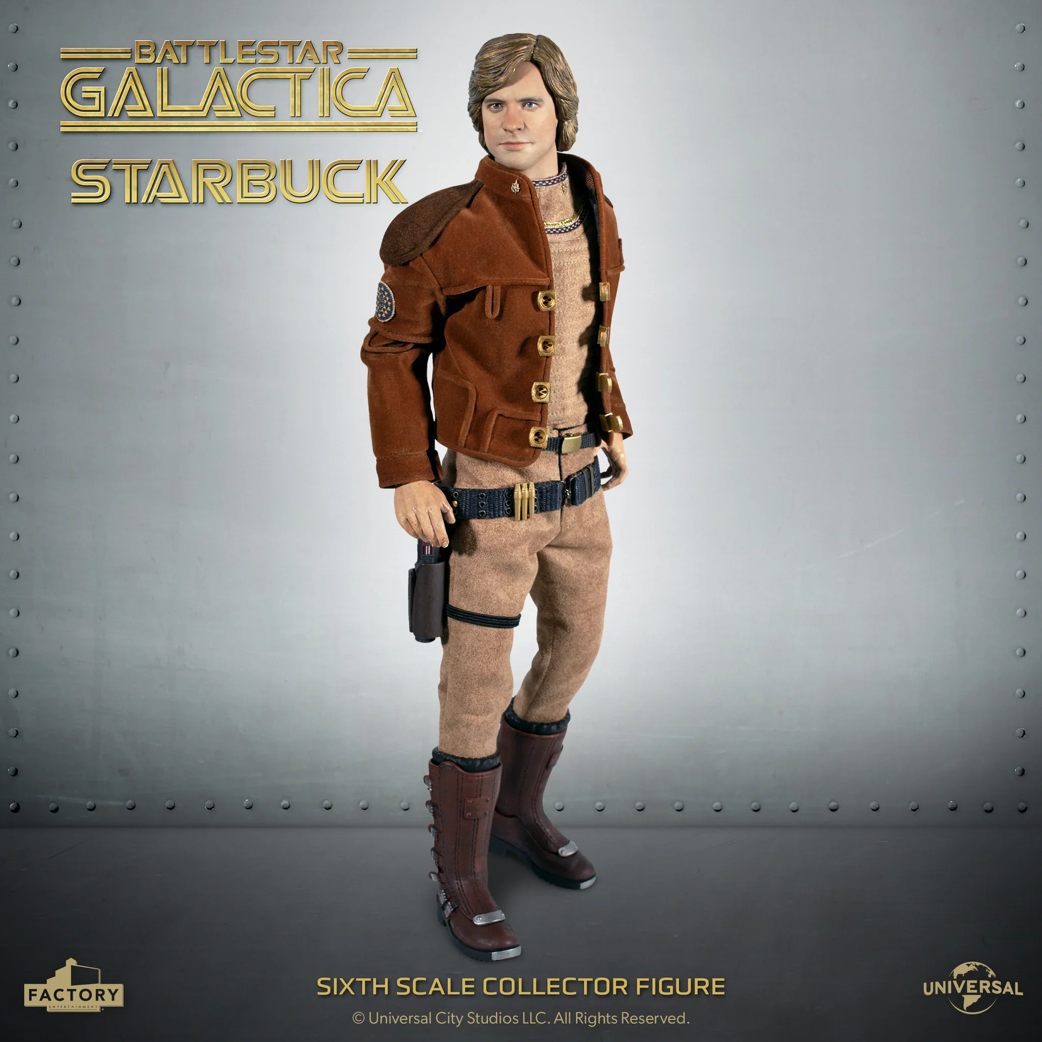 [PREORDER] Lieutenant Starbuck - Battlestar Galactica Sixth Scale Figure - Image 4