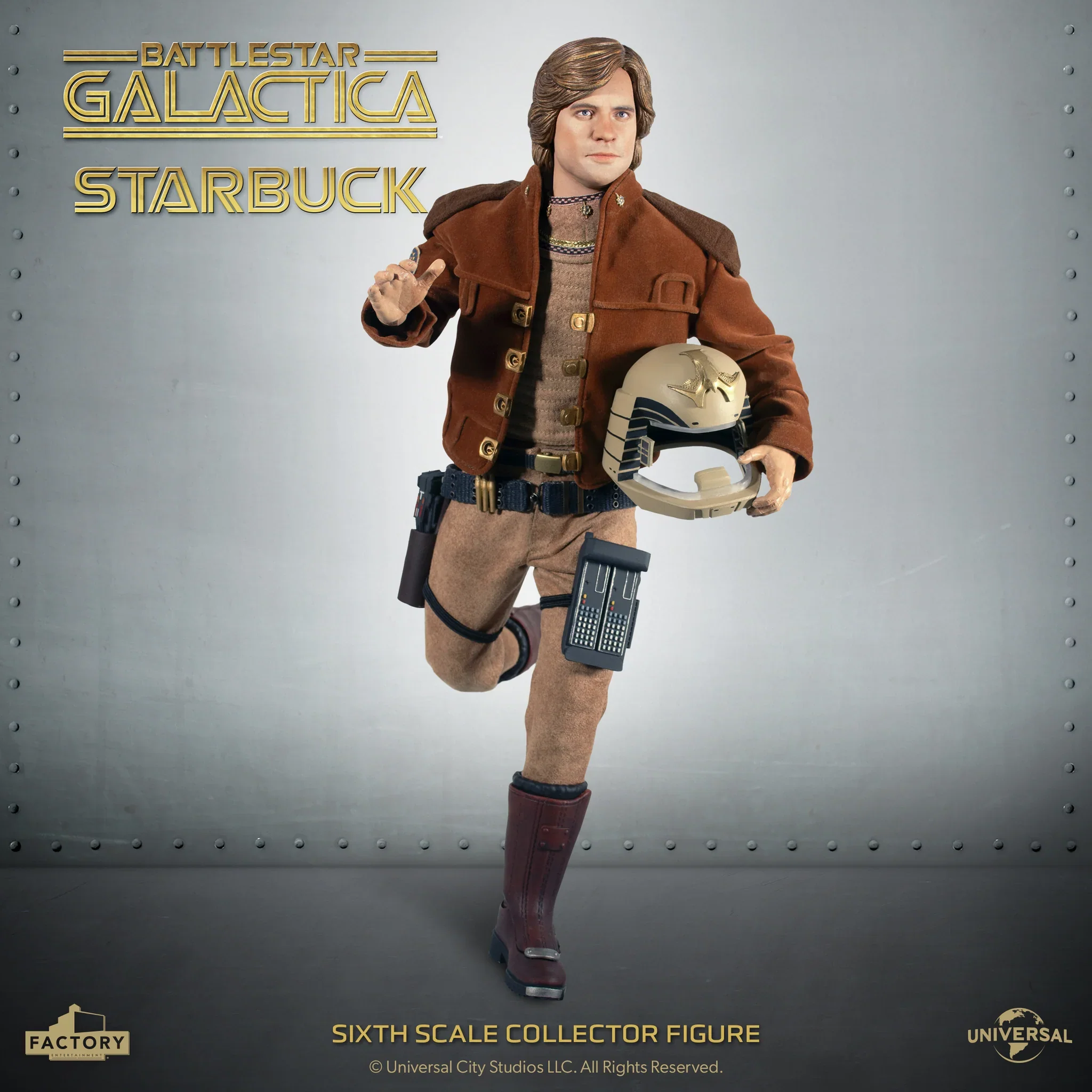 [PREORDER] Lieutenant Starbuck - Battlestar Galactica Sixth Scale Figure - Image 6