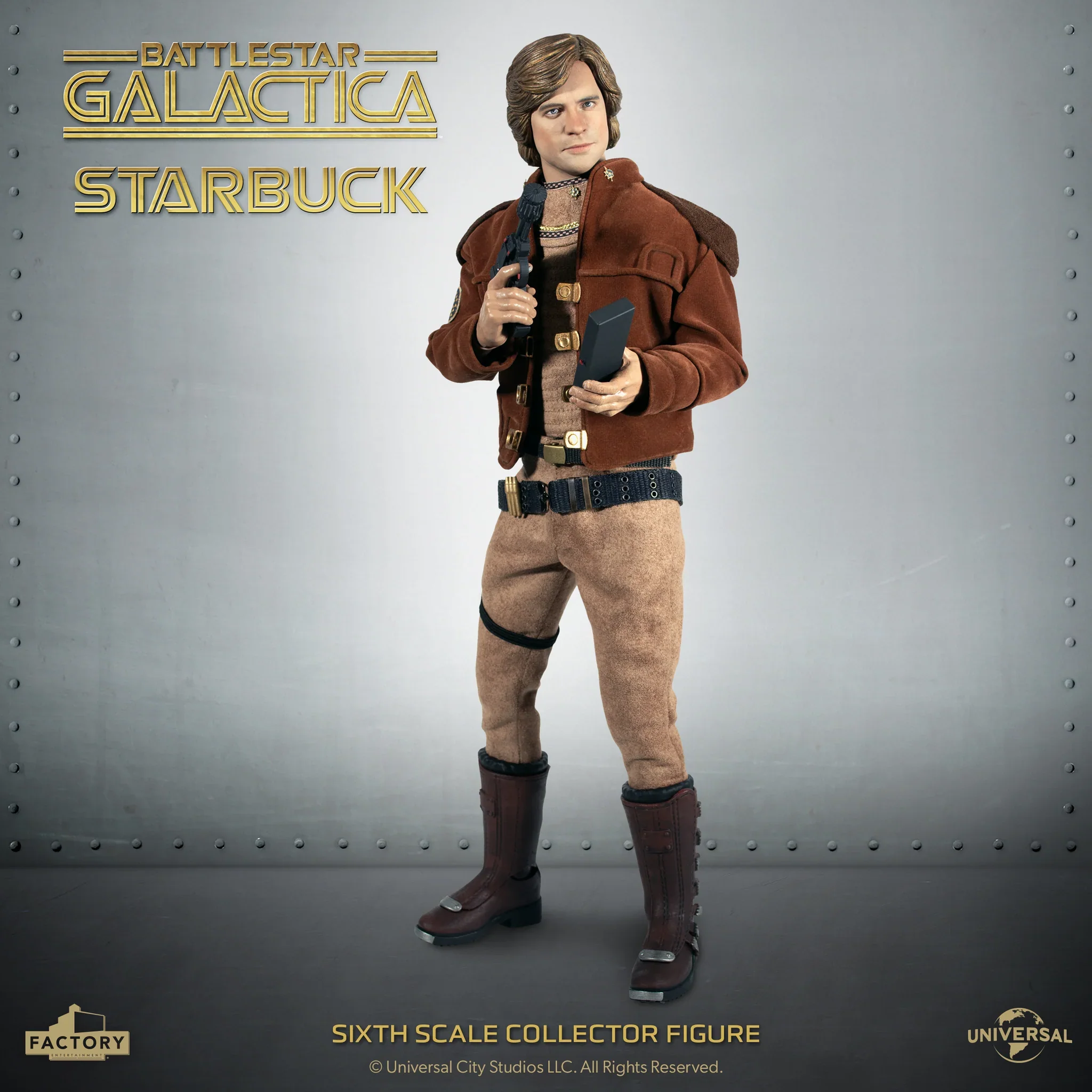 [PREORDER] Lieutenant Starbuck - Battlestar Galactica Sixth Scale Figure - Image 9