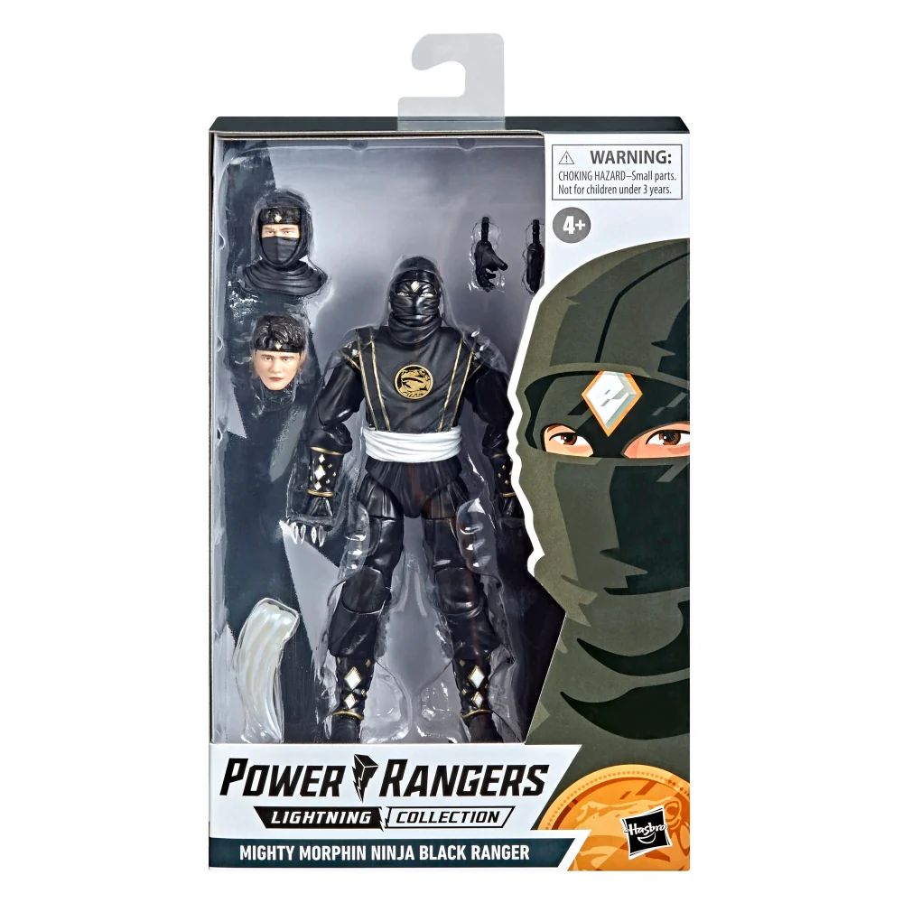 Lightning Collection Mighty Morphin Ninja Black Ranger - Image 2
