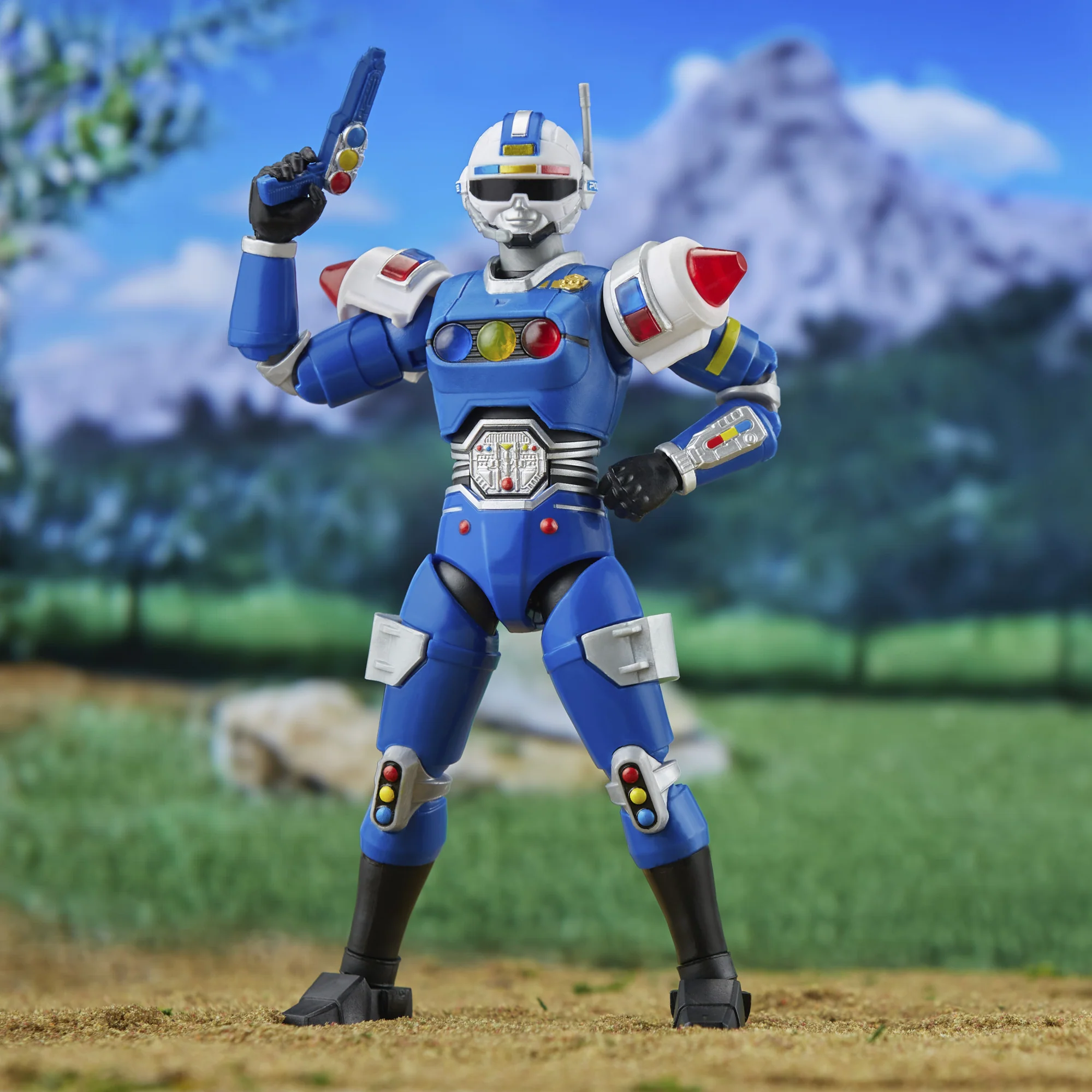 Lightning Collection DLX Power Rangers Turbo Blue Senturion - Image 2