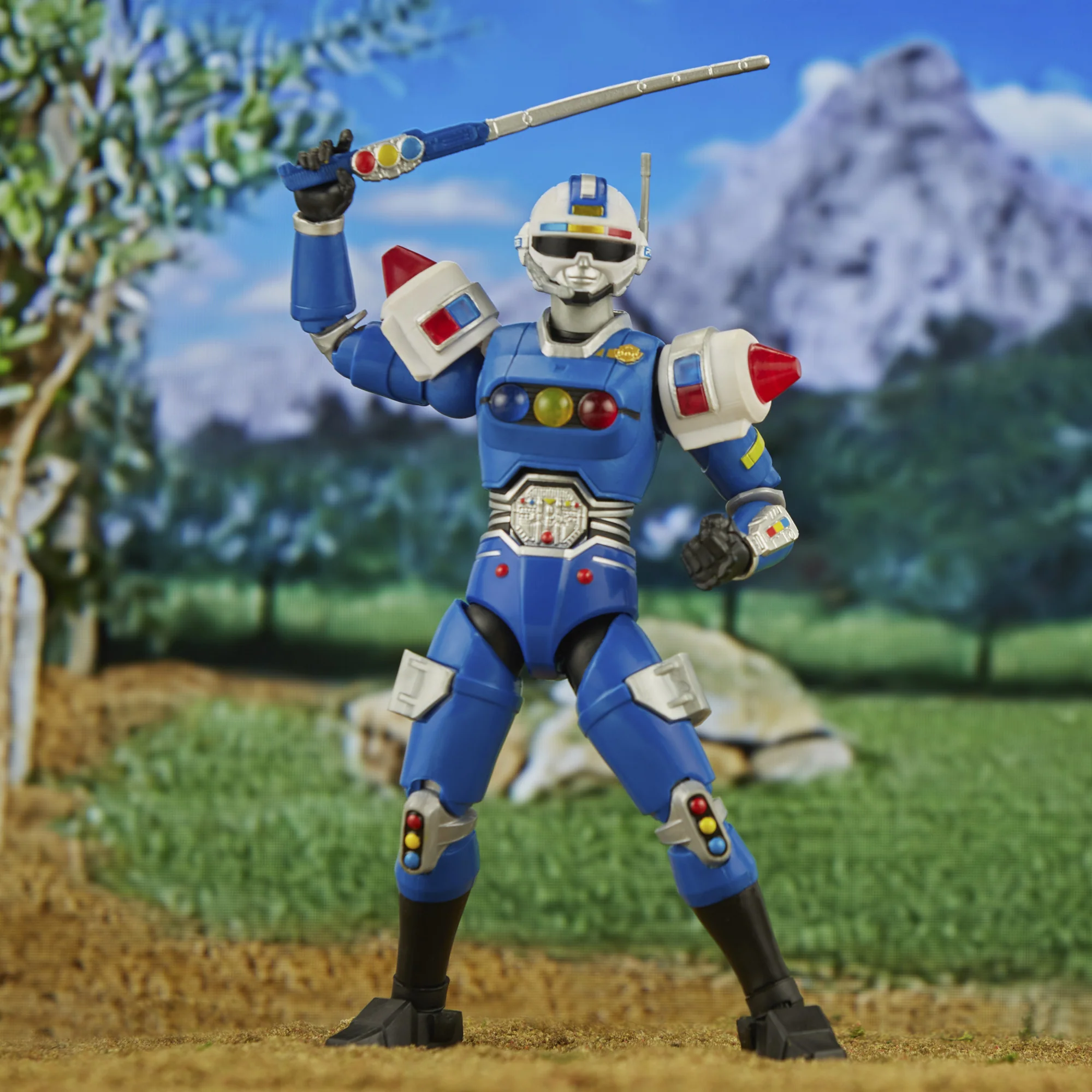 Lightning Collection DLX Power Rangers Turbo Blue Senturion - Image 5