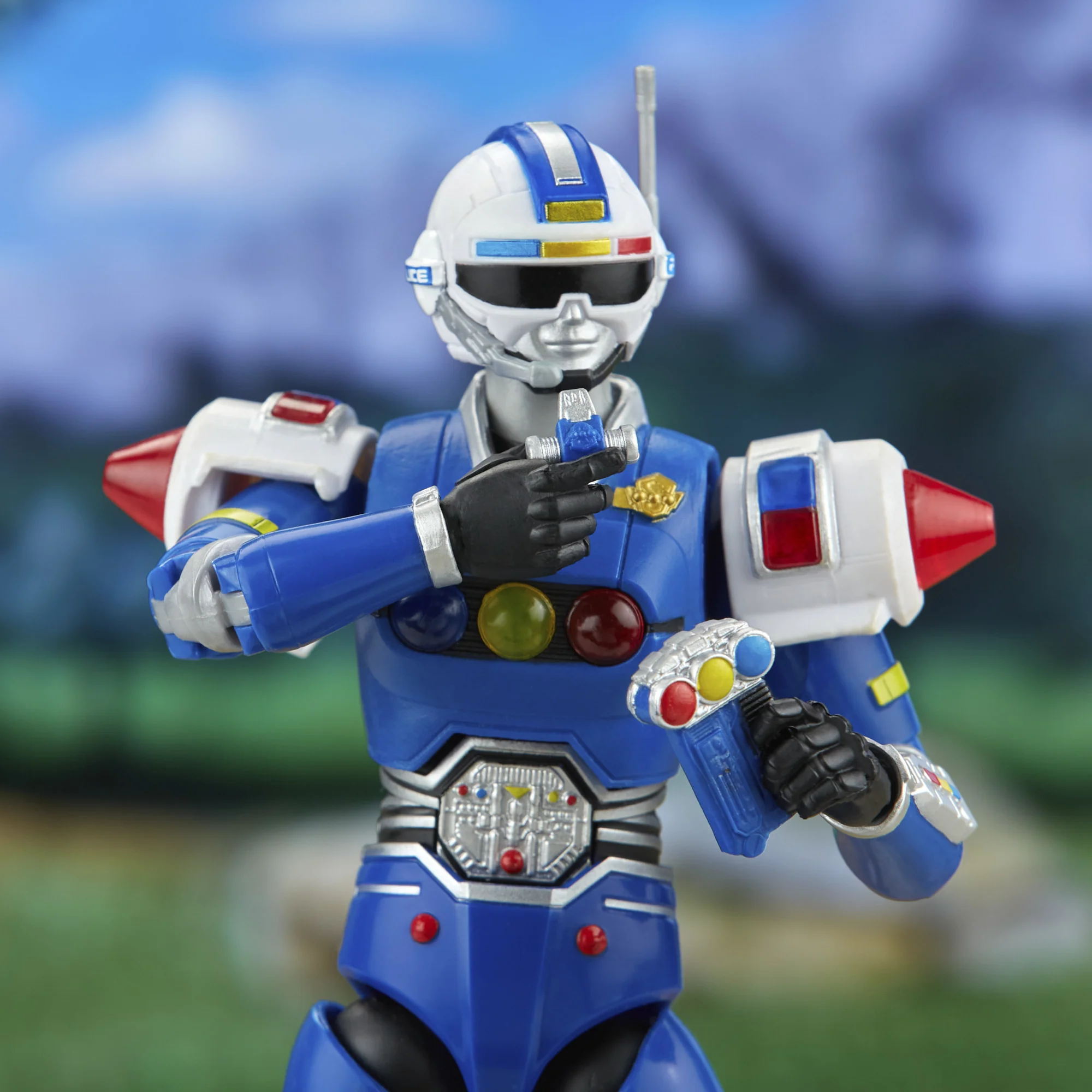 Lightning Collection DLX Power Rangers Turbo Blue Senturion - Image 6