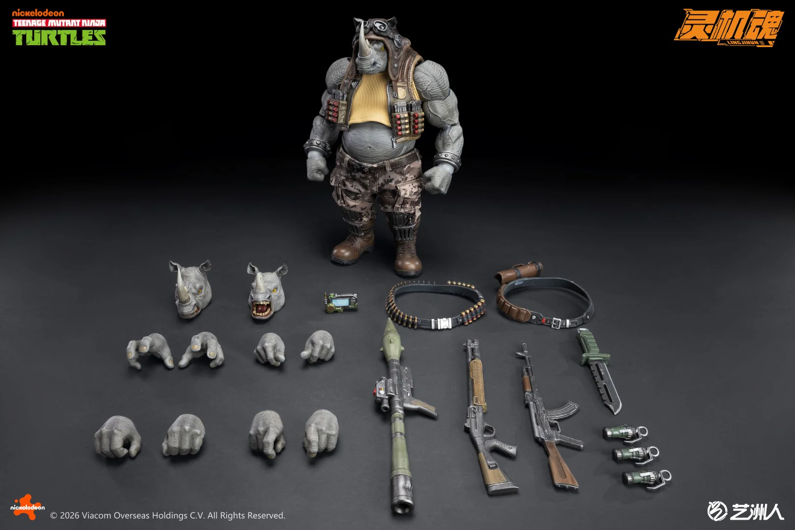 [PREORDER] LINGJIHUN Ninja Turtles Series Rocksteady - Image 17