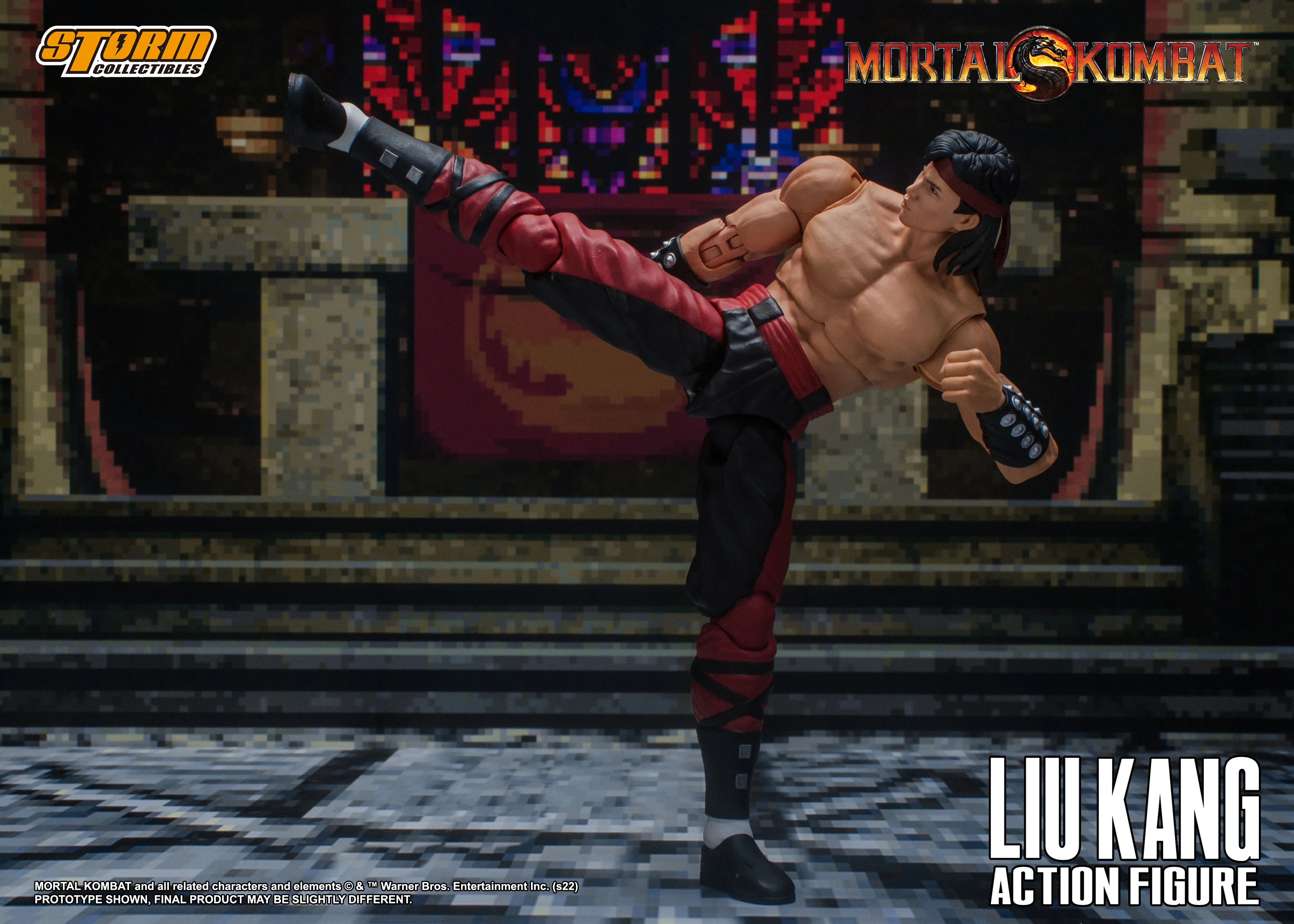 Liu Kang Mortal Kombat Storm Collectibles 1/12 Action Figure - Image 18