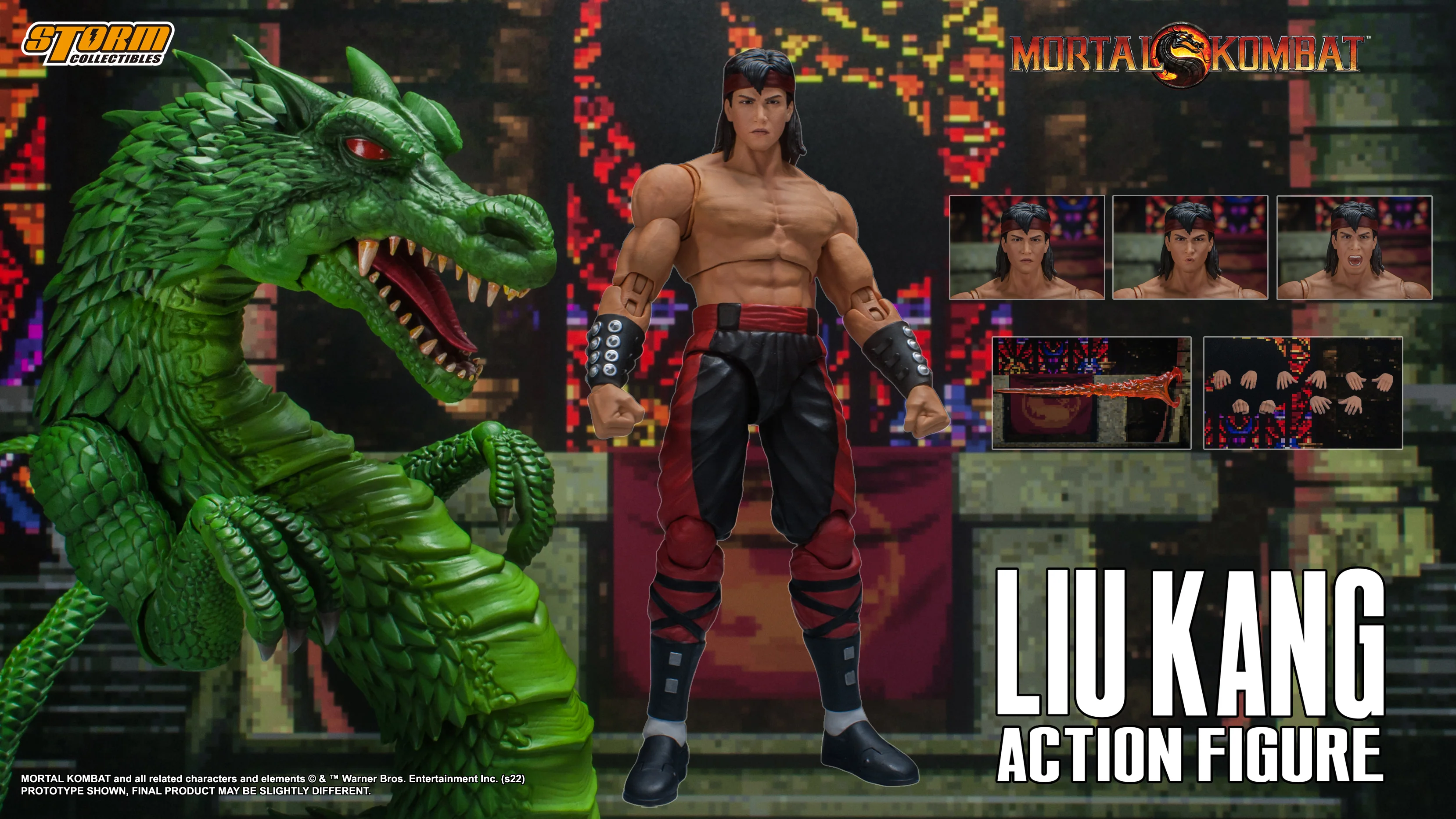 Liu Kang Mortal Kombat Storm Collectibles 1/12 Action Figure - Image 29