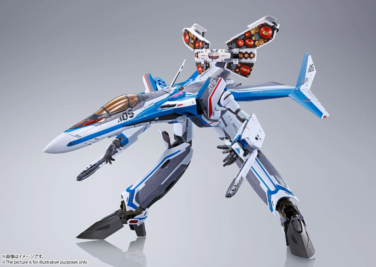 Macross DX Chogokin VF-31J Siegfried (Hayate Immelman Machine) Fold Projection Unit Equipment - Image 3