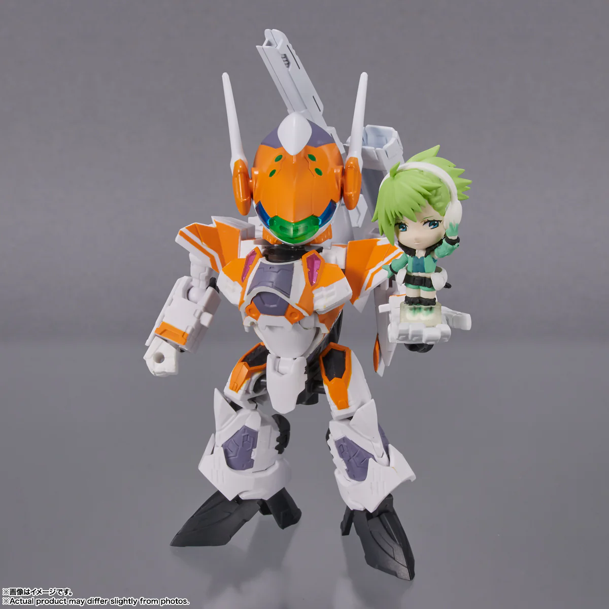 Macross Tiny Session VF-31E Siegfried (Chuck Mustang Use) w/ Reina Prowler - Image 2