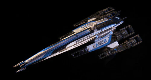 Mass Effect Normandy SR-2 Die-Cast Ship - Image 11