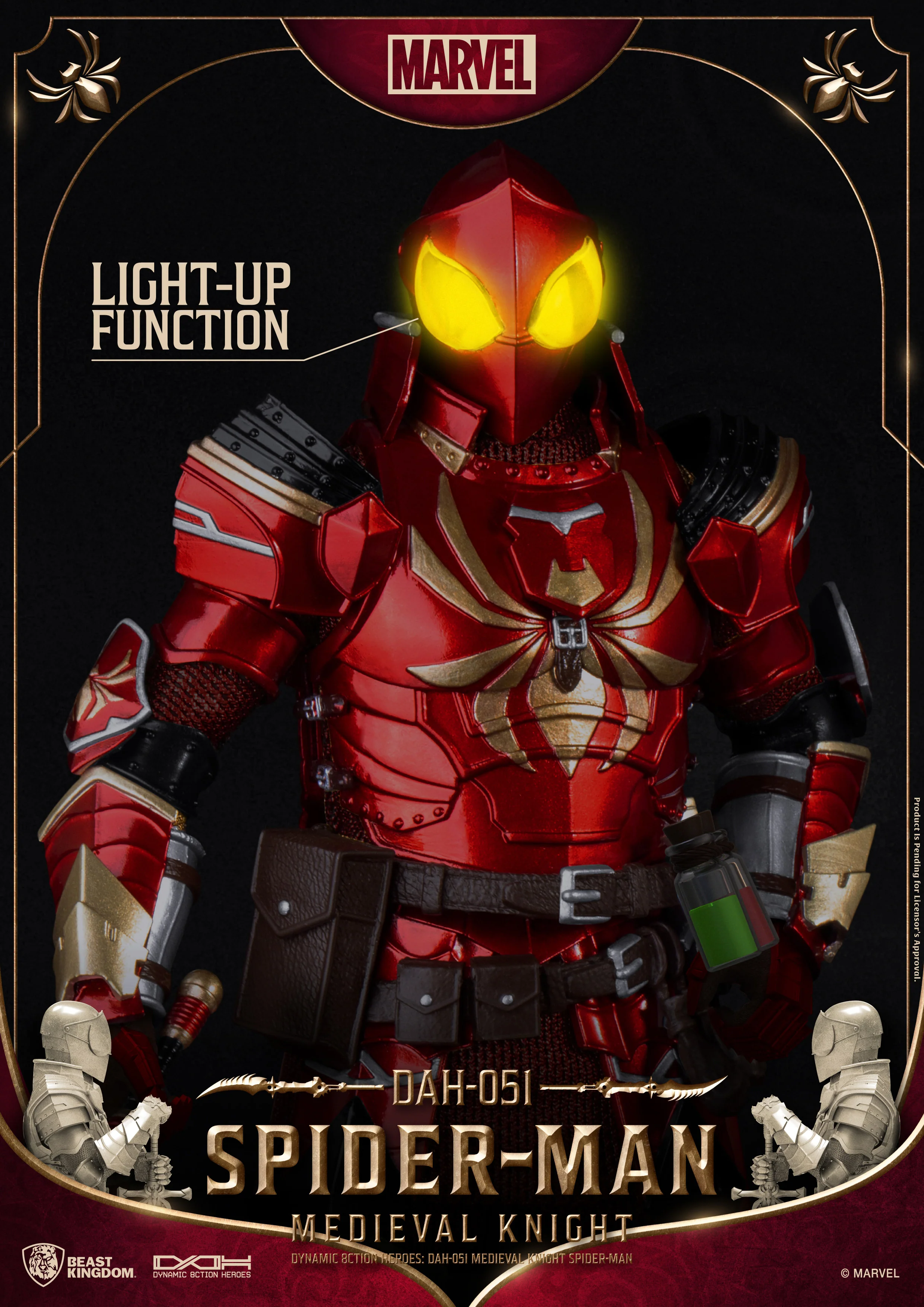 Medieval Knight Spider-Man DAH-051 - Image 4