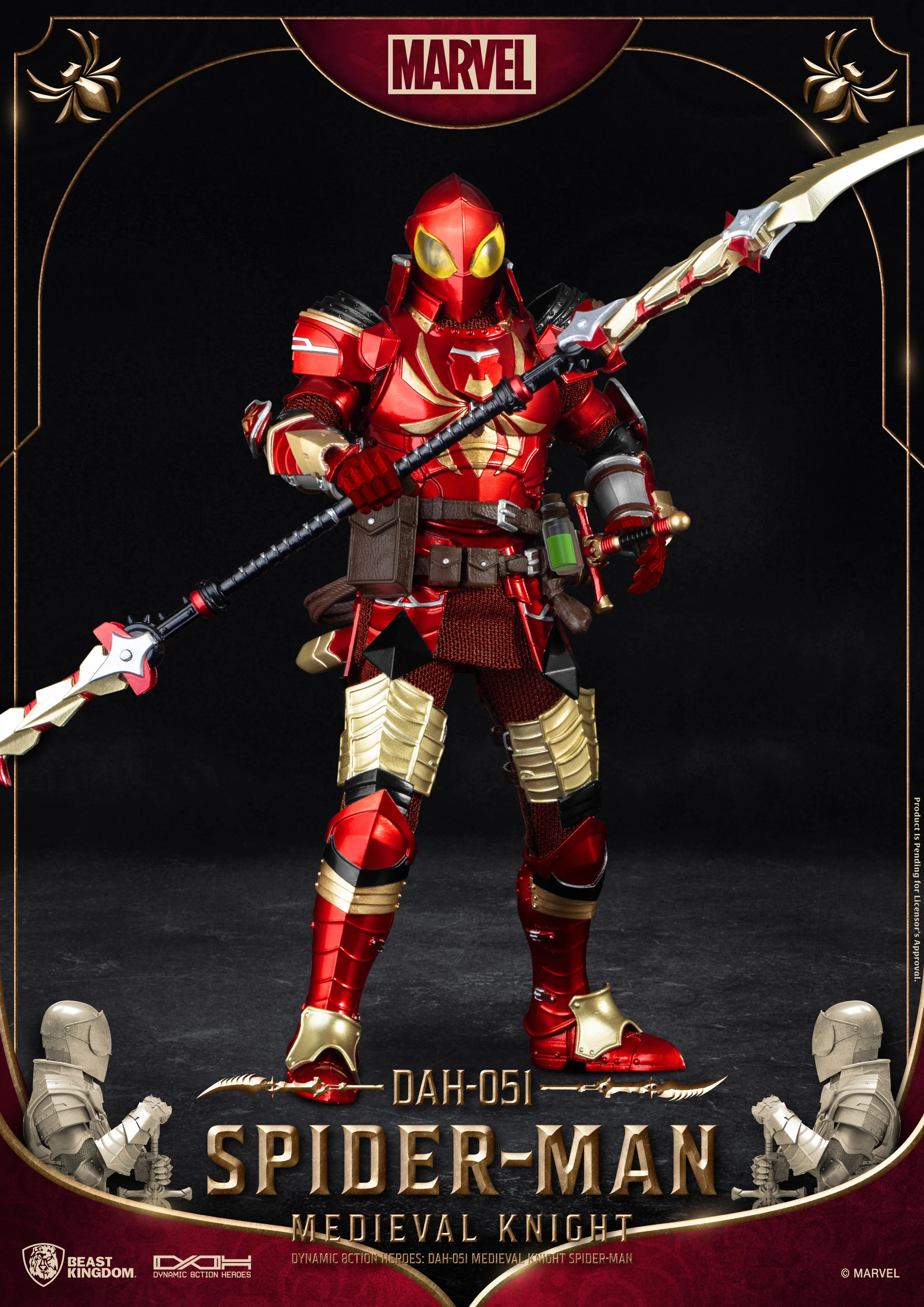 Medieval Knight Spider-Man DAH-051 - Image 5