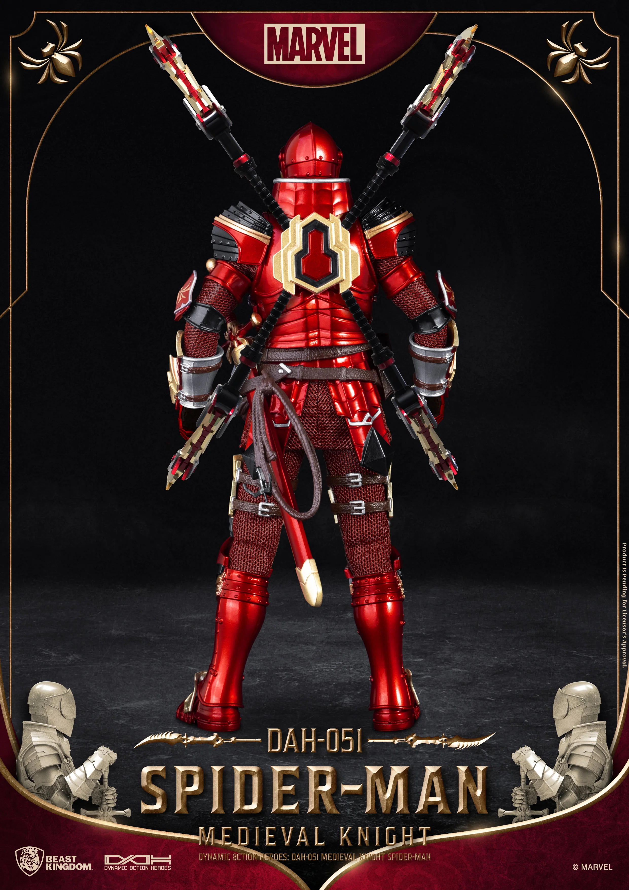 Medieval Knight Spider-Man DAH-051 - Image 8