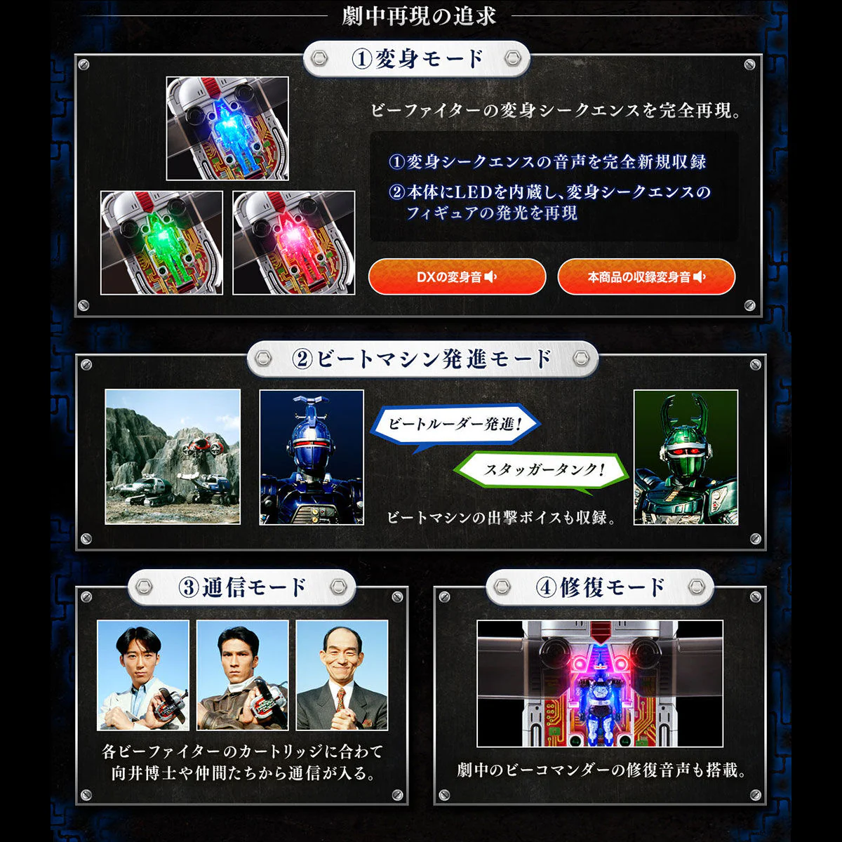 Metal Heroes B-Fighter B-Commander Complete Edition (Reissue) - Image 10