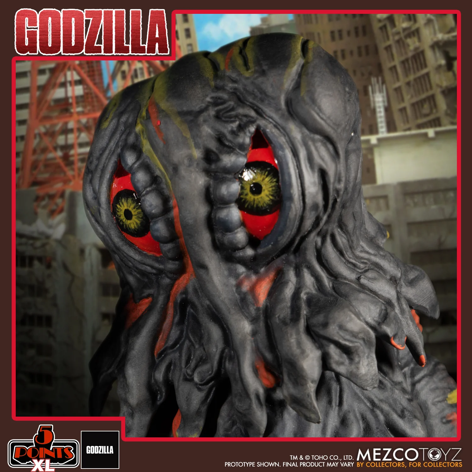 Mezco 5 Points XL Godzilla vs Hedorah Box Set - Image 2