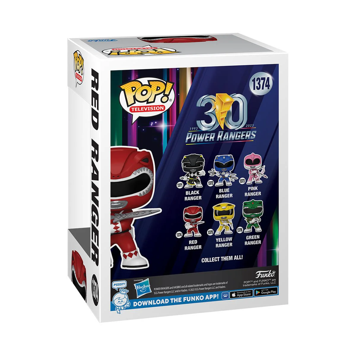 Mighty Morphin Red Ranger 30th Anniversary Pop! Vinyl Figure - Image 3