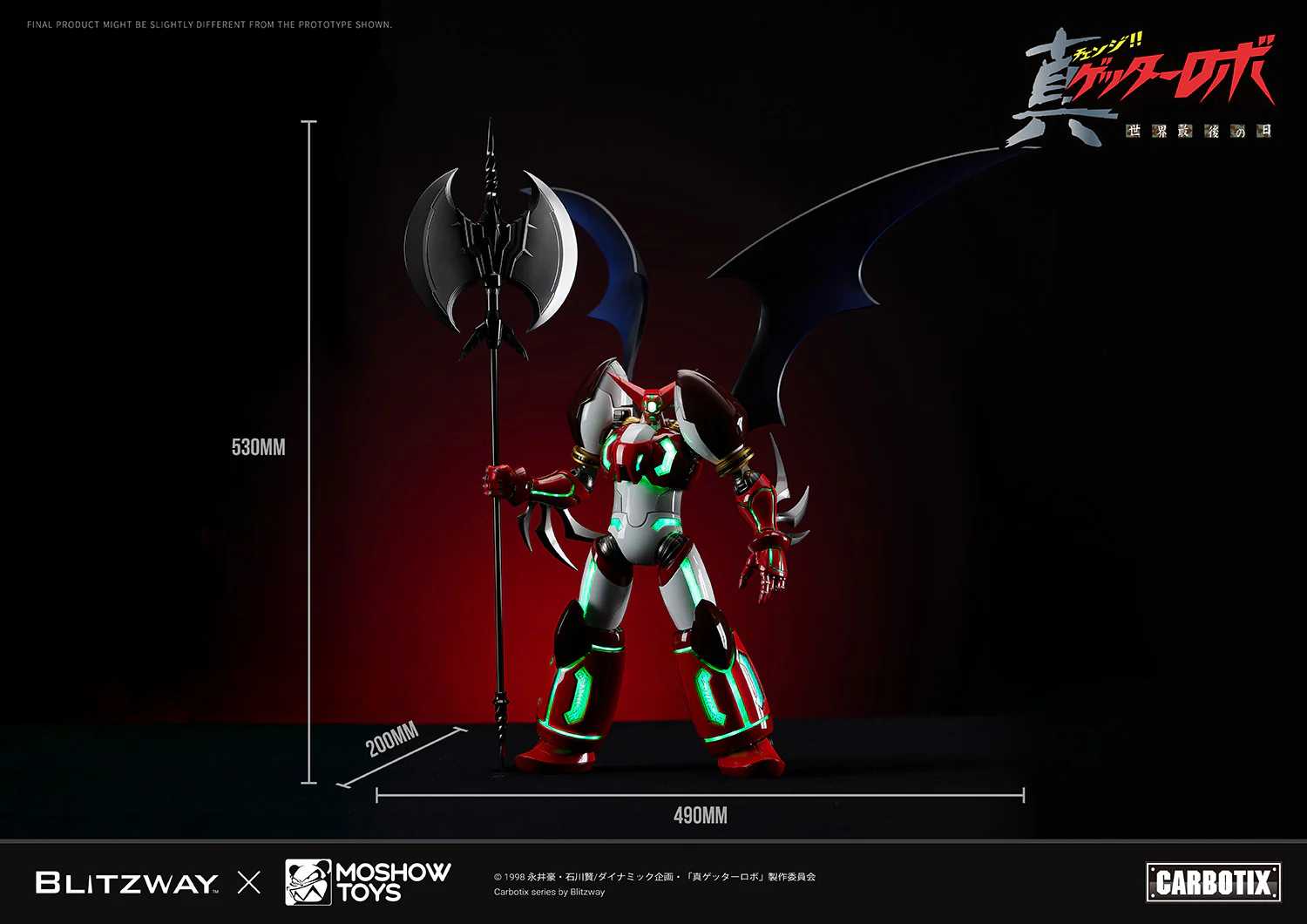 MOSHOWTOYS Carbotix Shin Getter 1 - Getter Robo Armageddon - Image 35