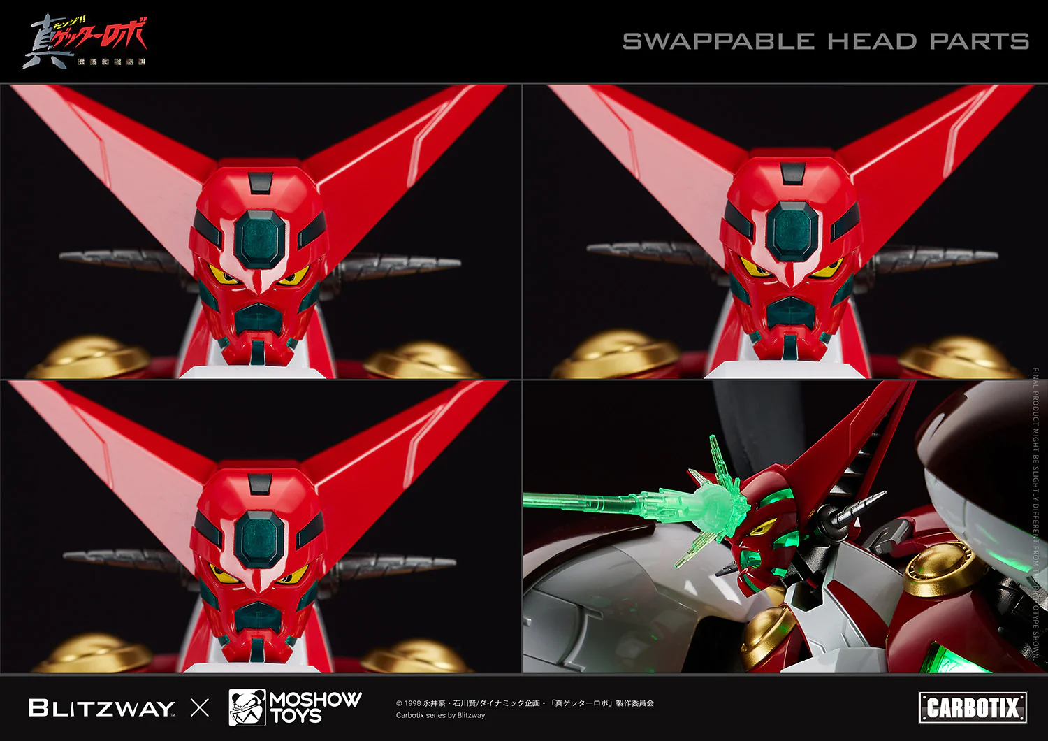 MOSHOWTOYS Carbotix Shin Getter 1 - Getter Robo Armageddon - Image 36