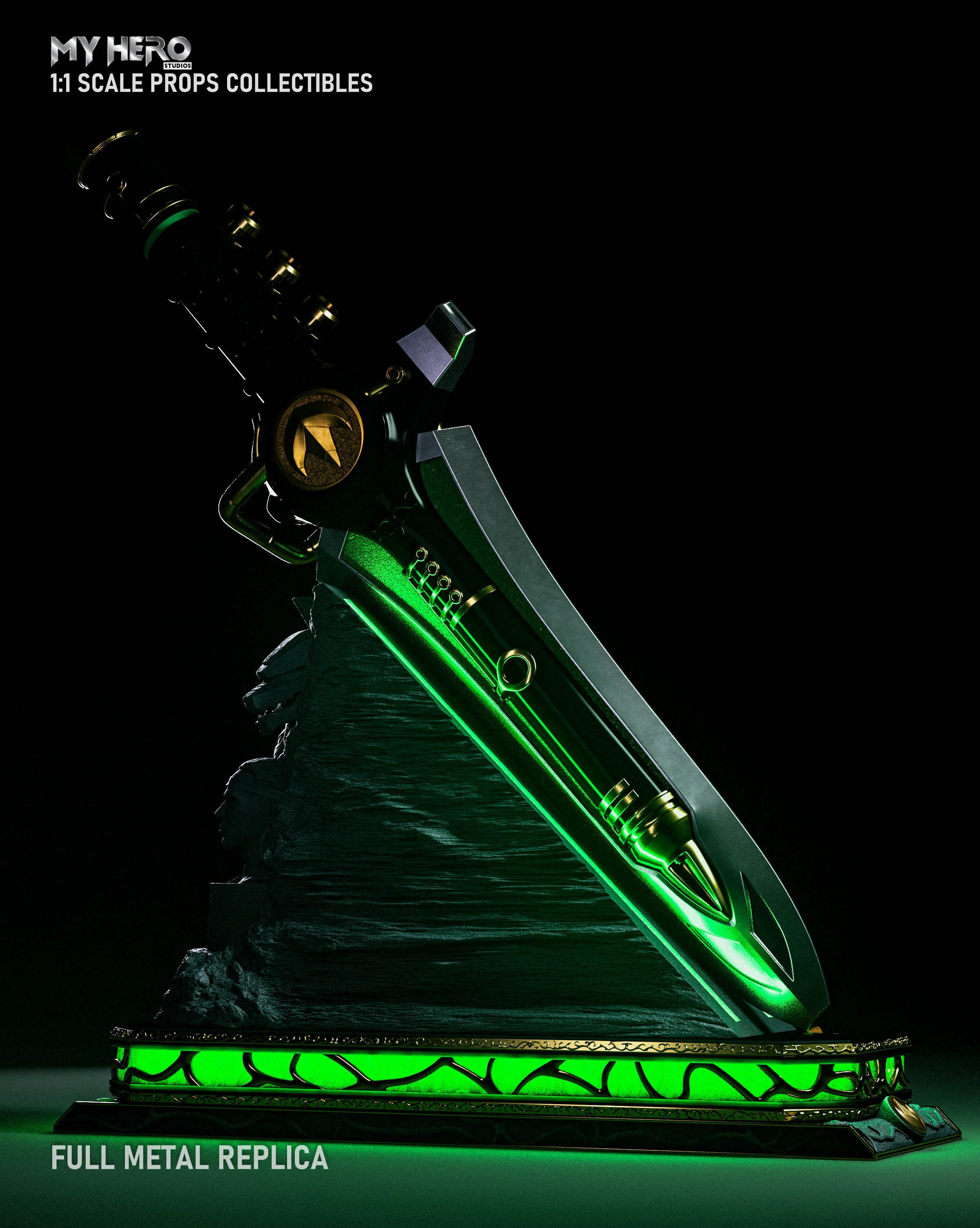 My Hero Studios 1:1 Scale Green Ranger Dragon Dagger - Image 2