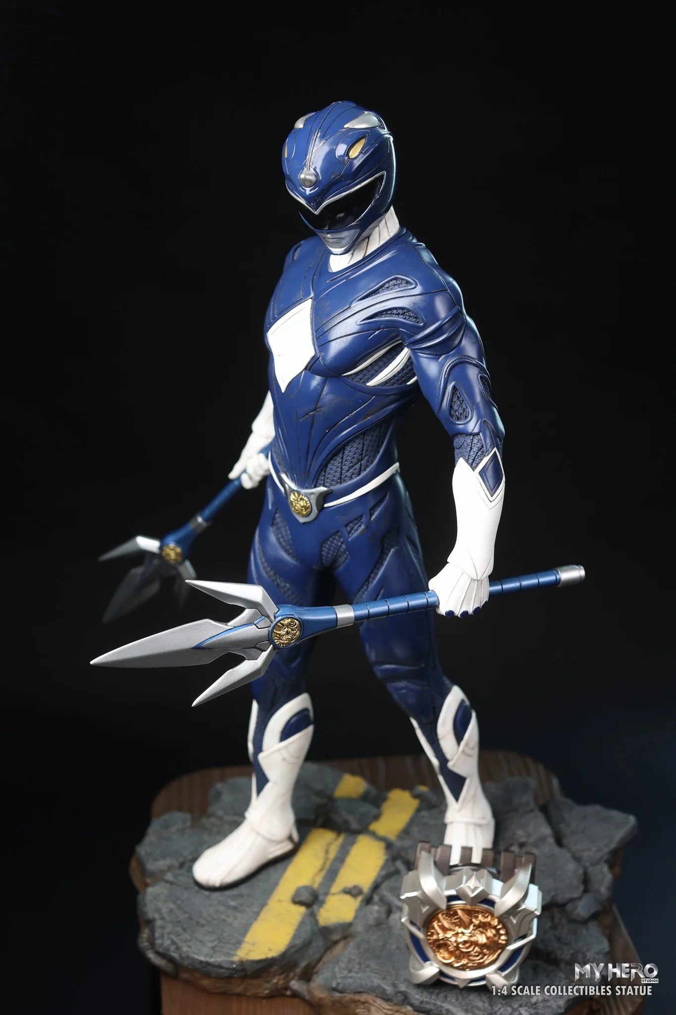 My Hero Studios Blue Ranger 1/4 Scale Collectible Statue - Image 22