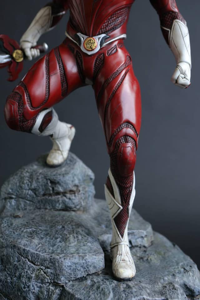 My Hero Studios Red Ranger 1/4 Scale Collectible Statue - Image 4