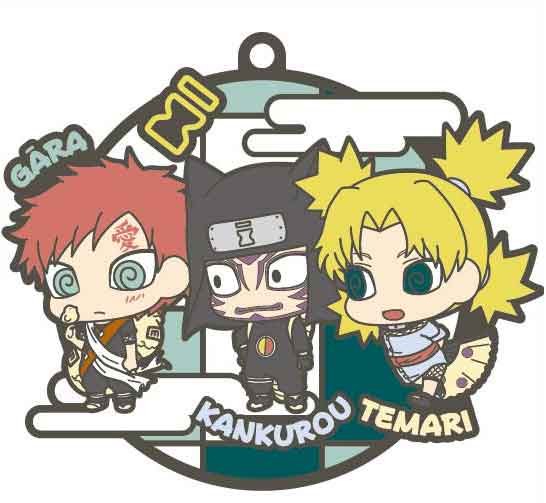 Naruto Shippuden Buddy Colle Rubber Mascot - Three-man Cell Dattebayo! - Image 5