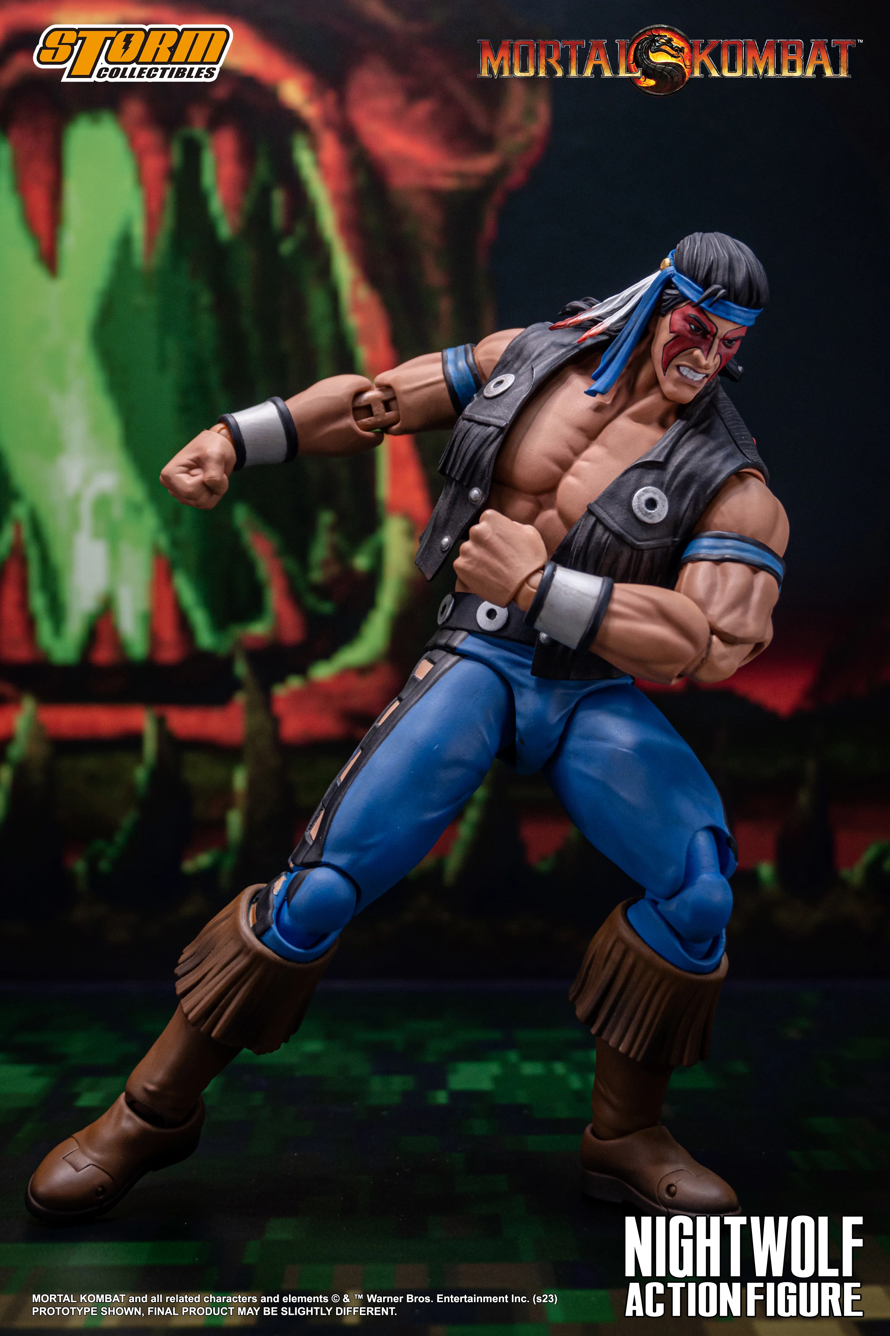 Nightwolf Storm Collectibles Mortal Kombat Action Figure - Image 10